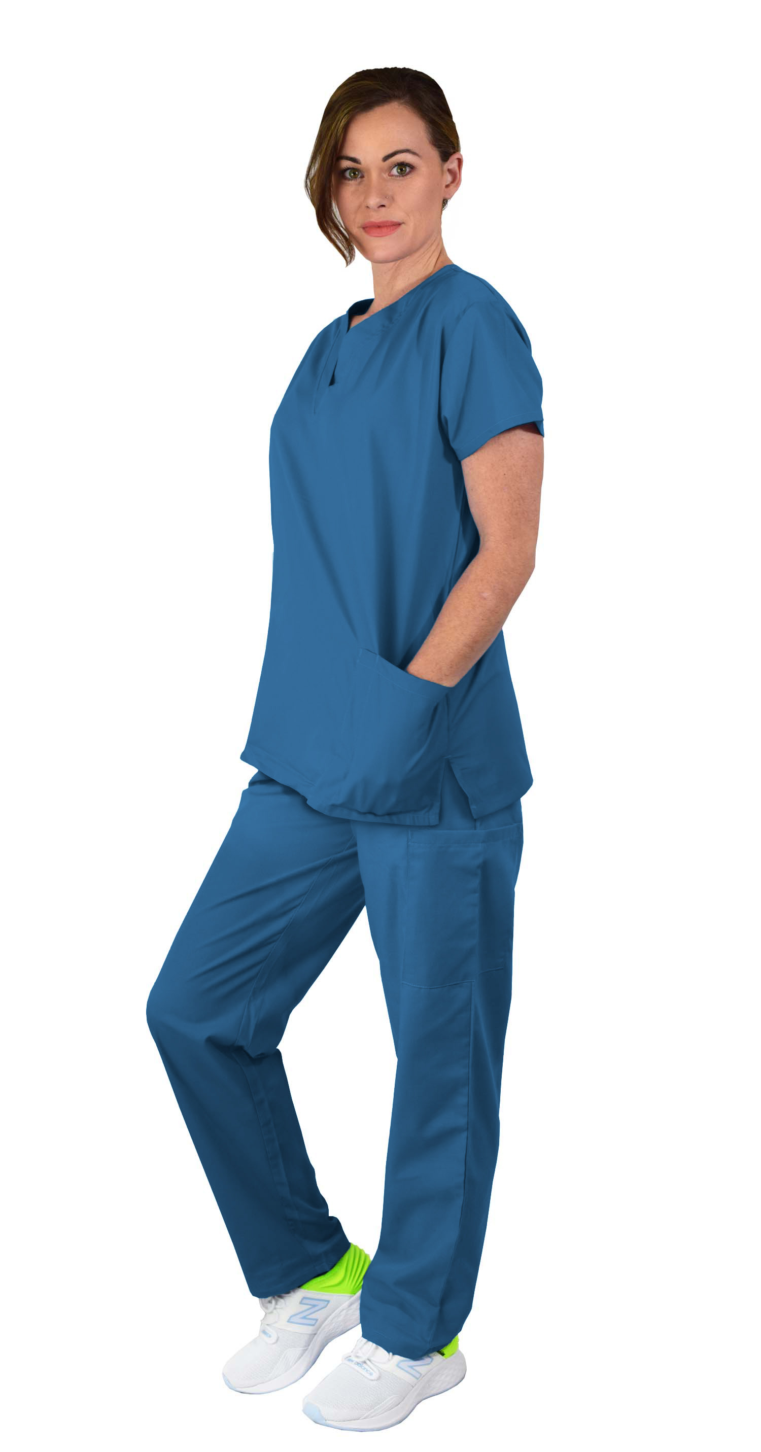 GT Originals Scrub Set Women's V-neck Top and Pant - Picture 17 of 50