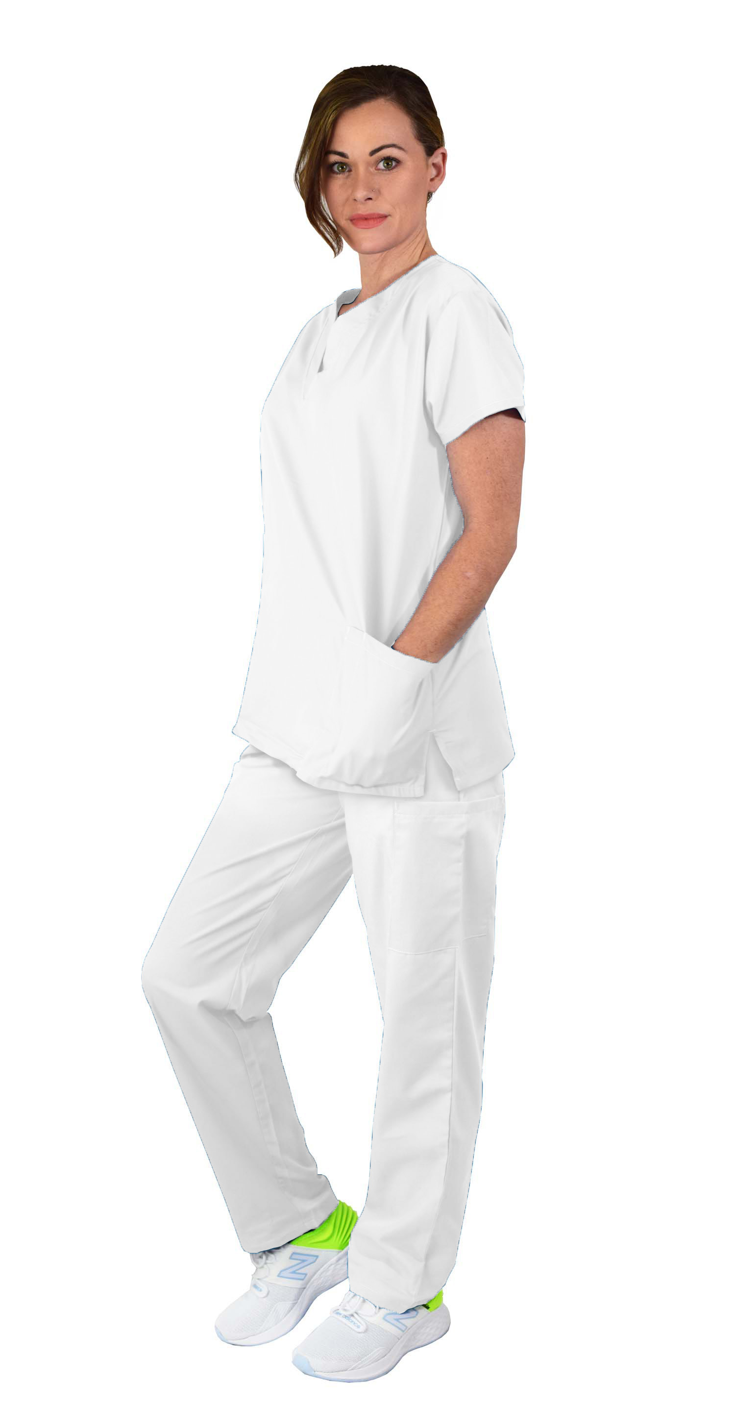 GT Originals Scrub Set Women's V-neck Top and Pant - Picture 45 of 50