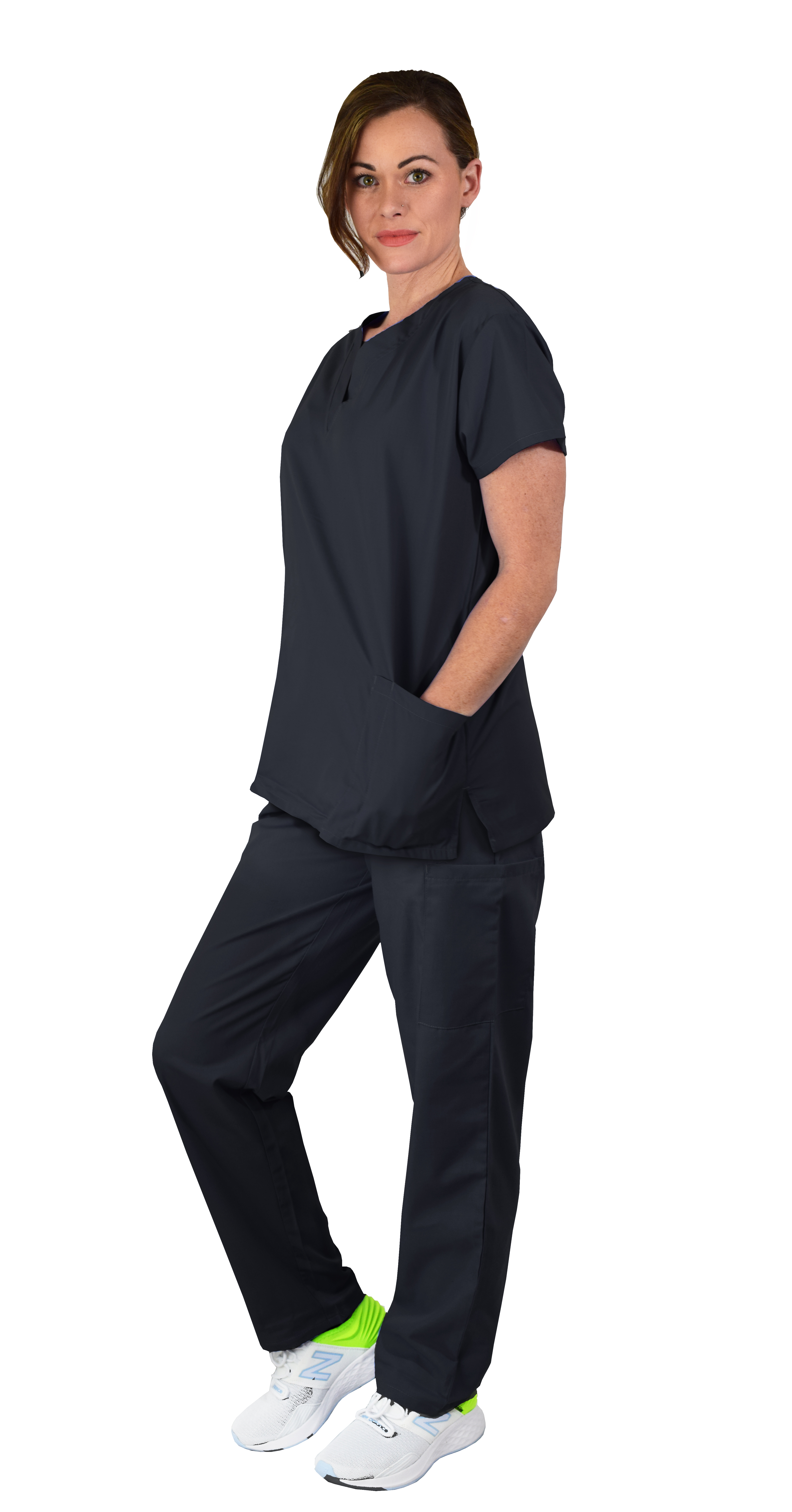 GT Originals Scrub Set Women's V-neck Top and Pant - Picture 9 of 50