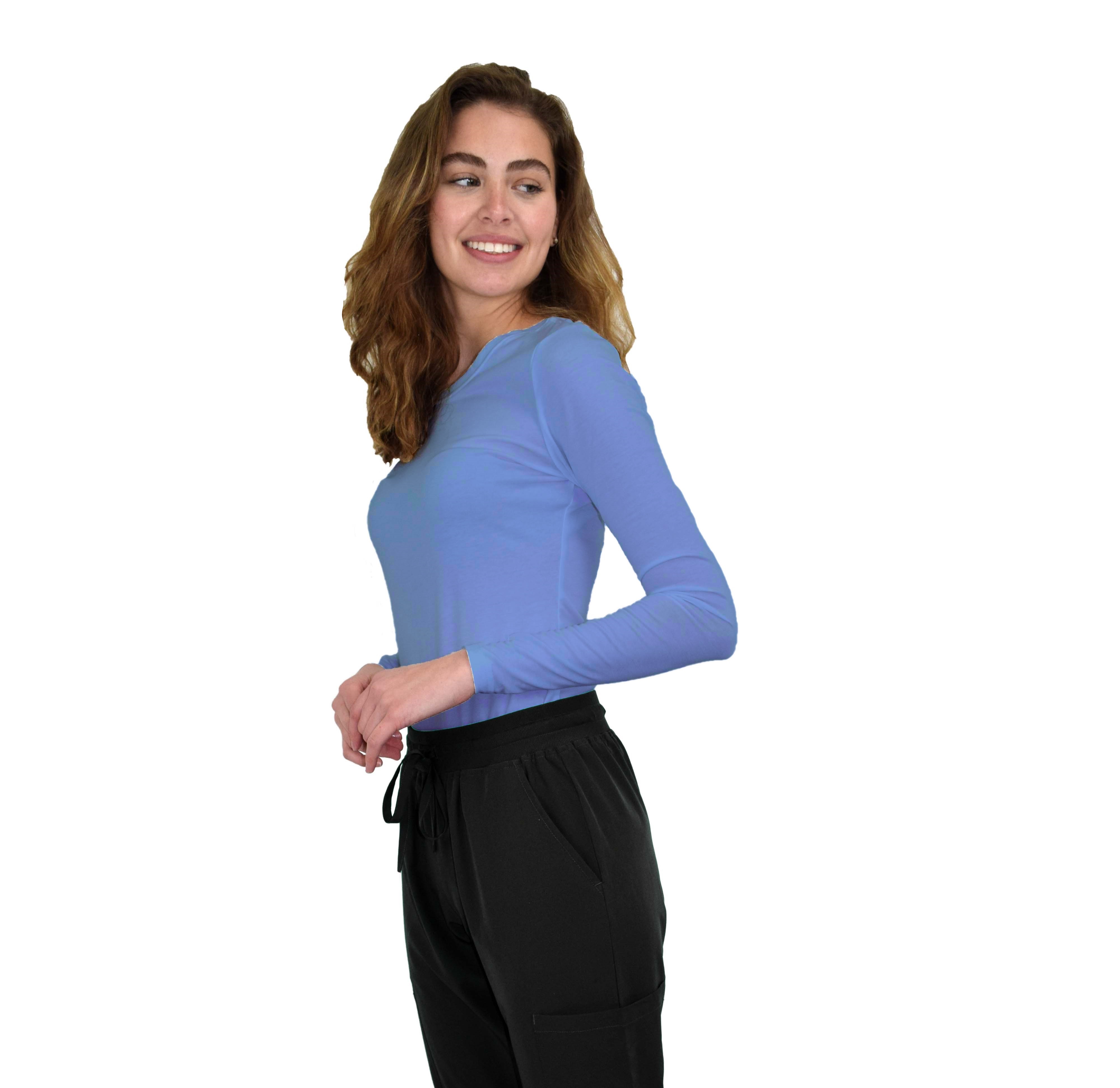 GT Performance Womens Long Sleeve Tee Underscrub T-Shirt - Picture 11 of 32