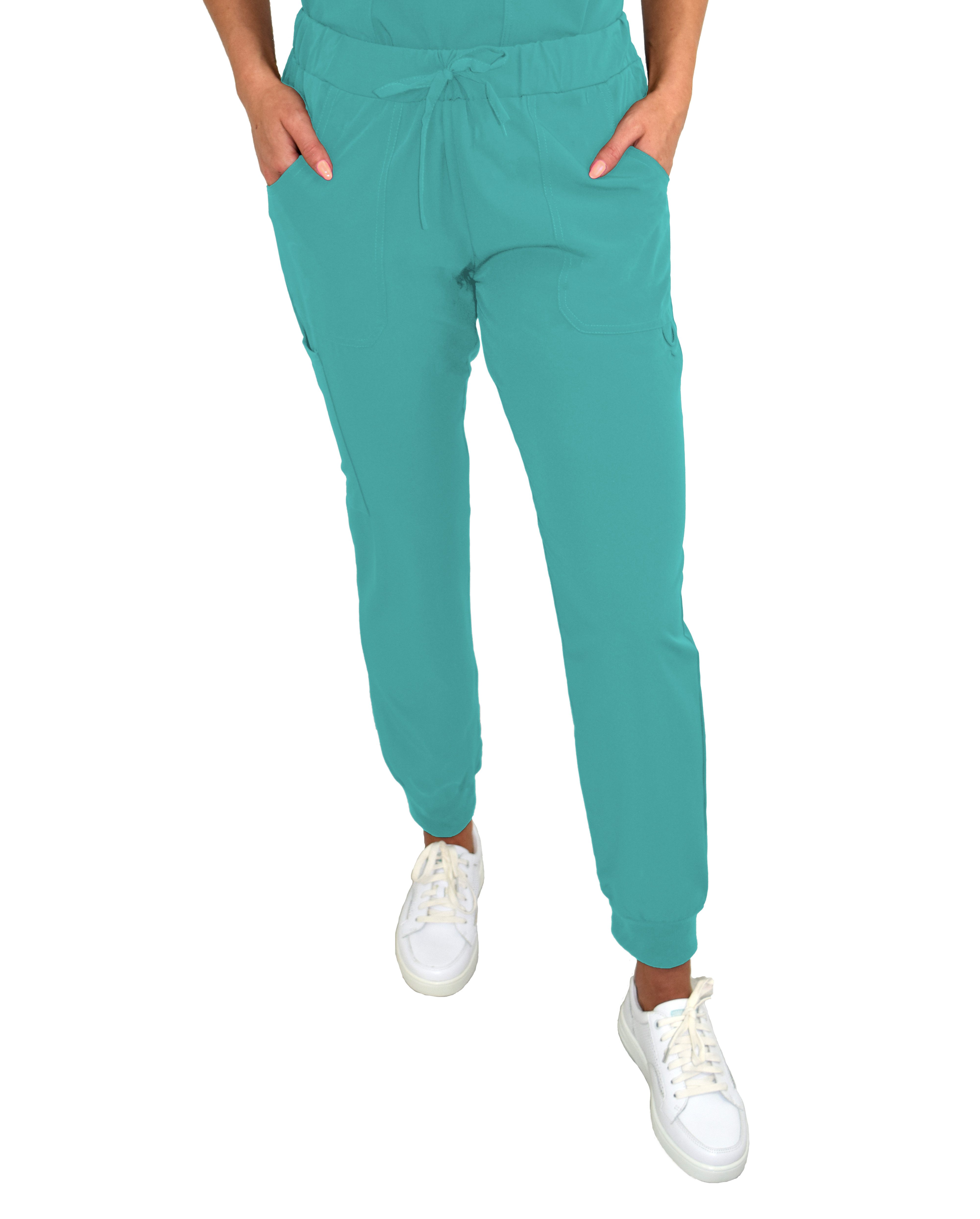 Women's 5 Pocket Jogger Scrub Pant Medical Nursing JDM Uniforms - Picture 14 of 49