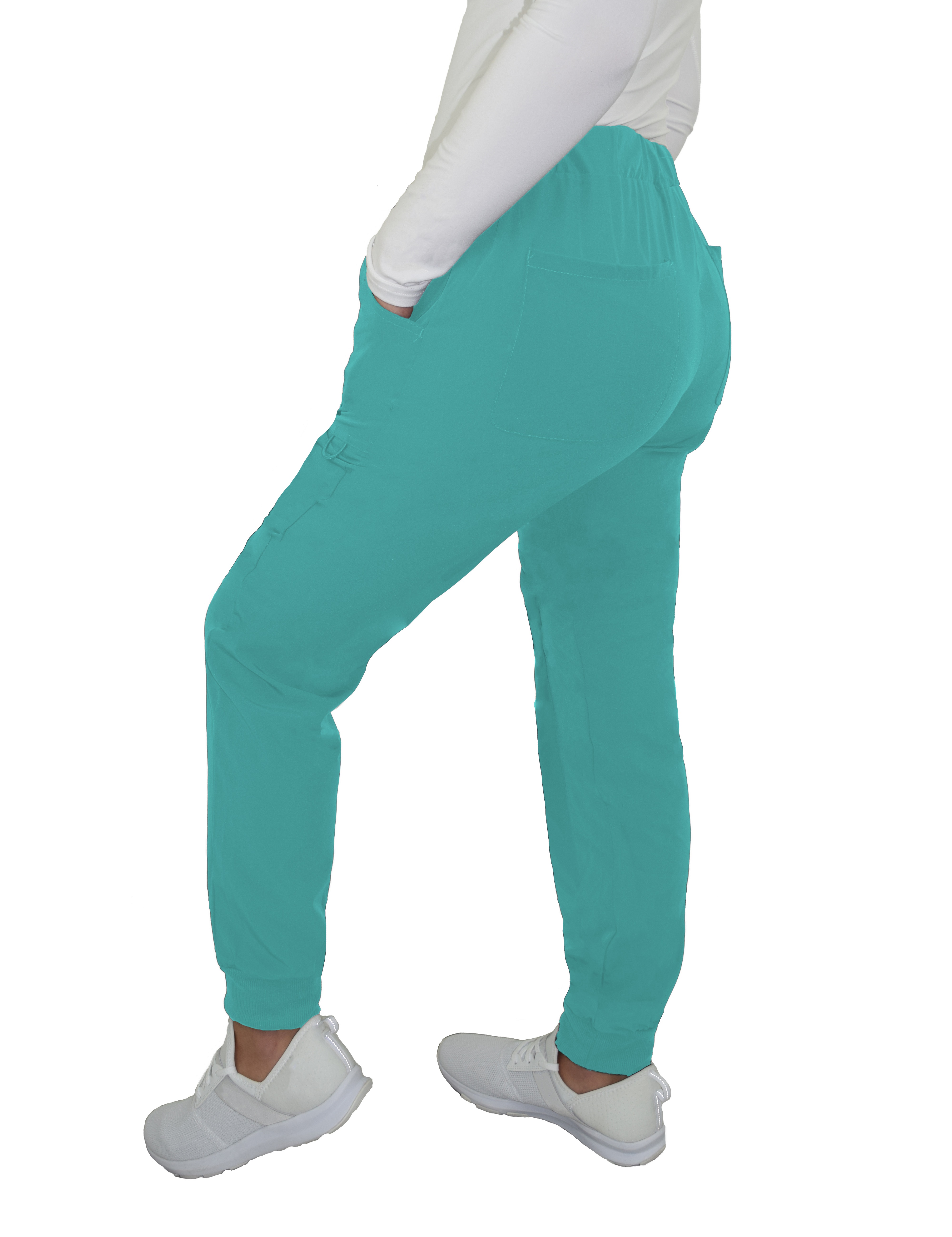 Women's 5 Pocket Jogger Scrub Pant Medical Nursing JDM Uniforms - Picture 15 of 49