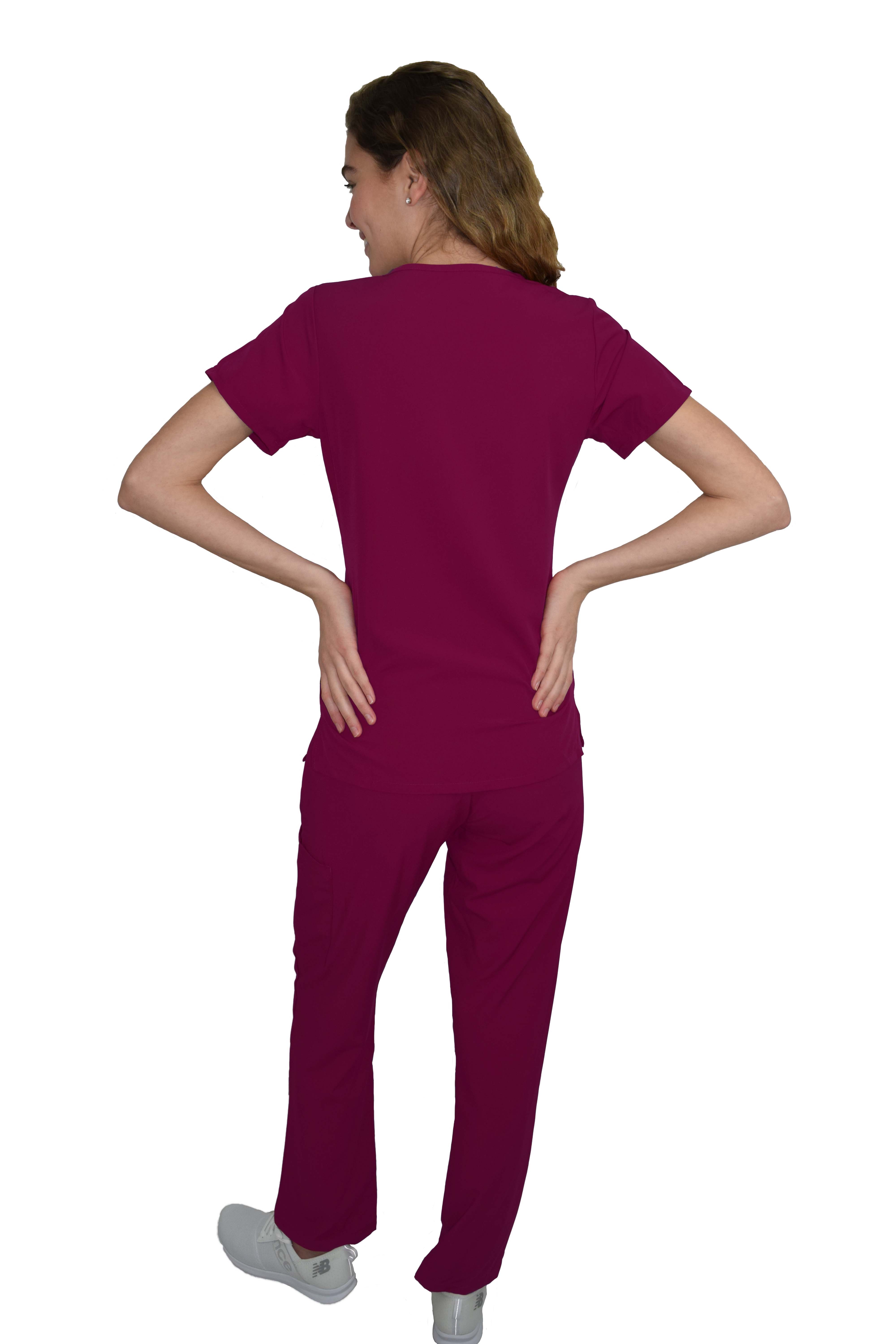 GT Performance/4FLEX Womens Scrub Set V-neck Top and Pant - Picture 143 of 146