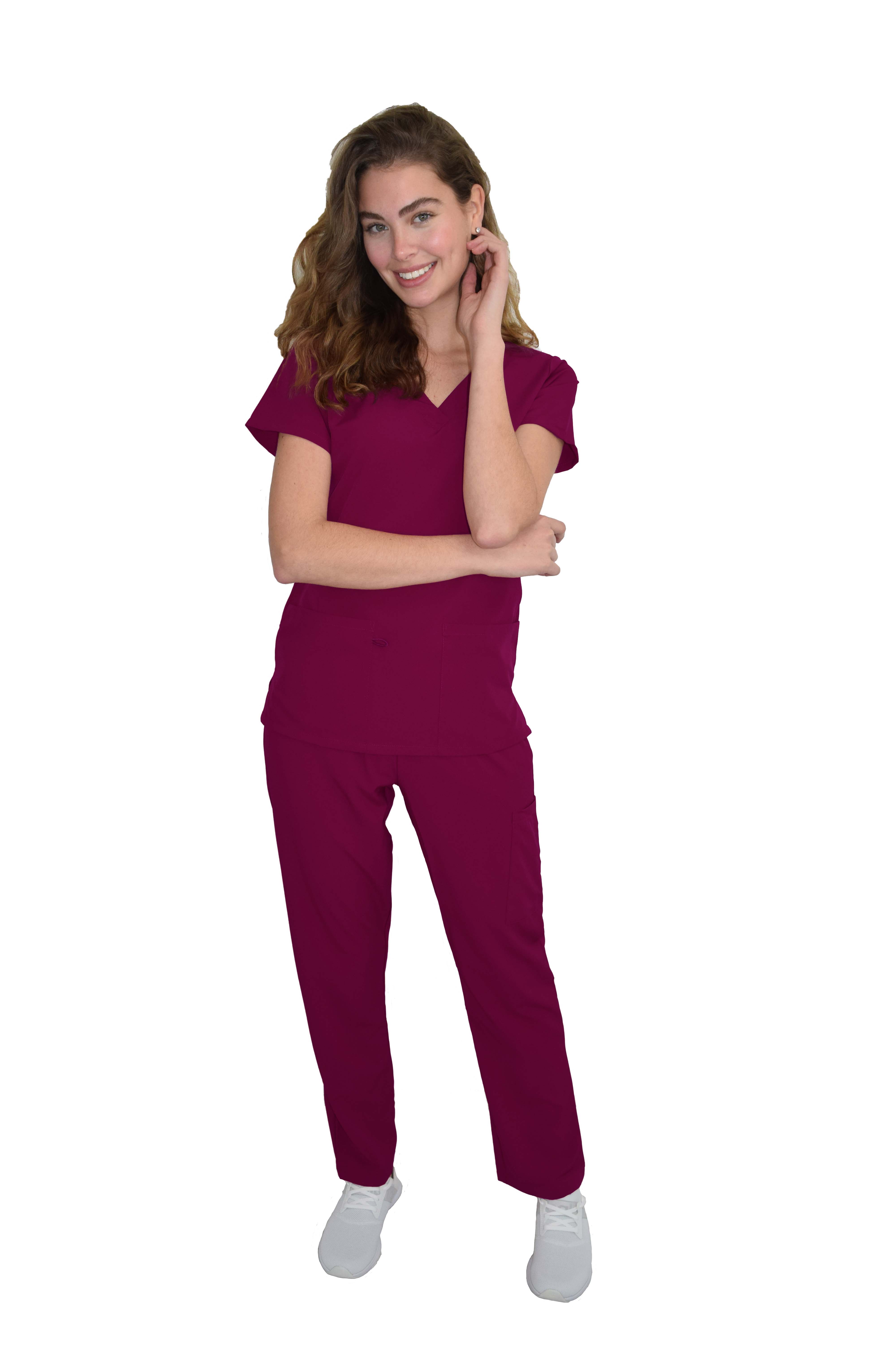GT Performance/4FLEX Womens Scrub Set V-neck Top and Pant - Picture 146 of 146