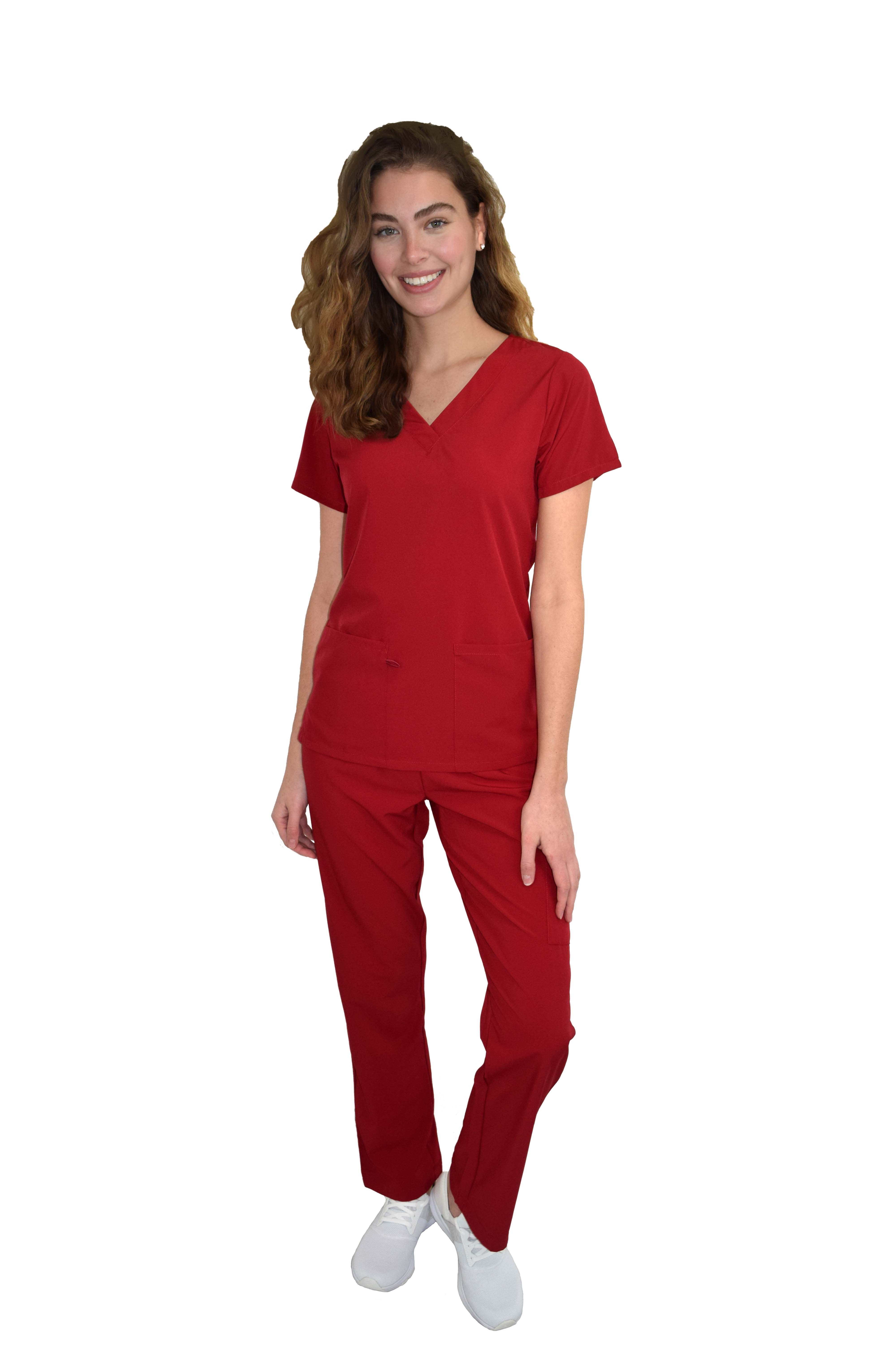 GT Performance/4FLEX Womens Scrub Set V-neck Top and Pant - Picture 93 of 146