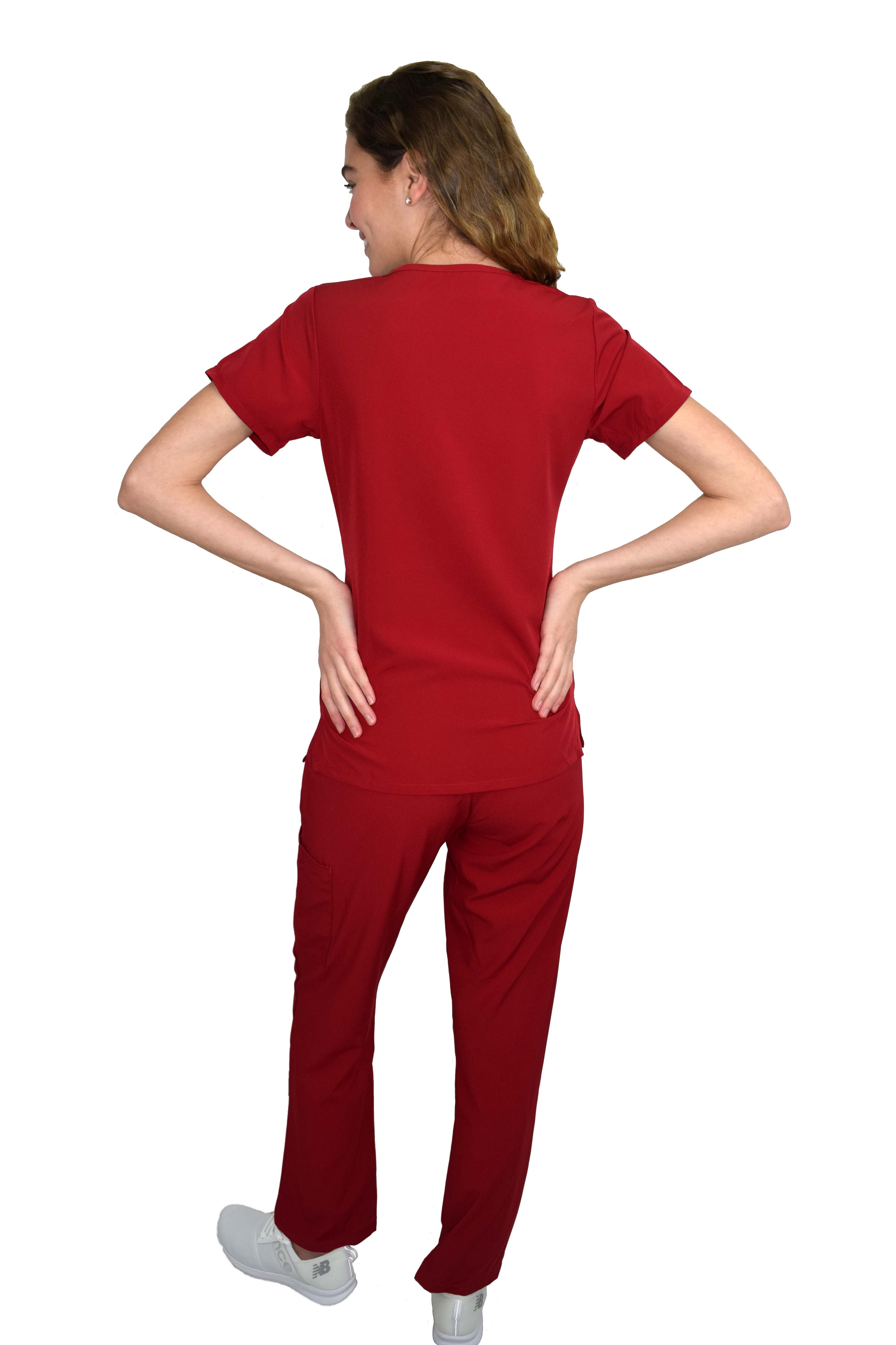 GT Performance/4FLEX Womens Scrub Set V-neck Top and Pant - Picture 95 of 146