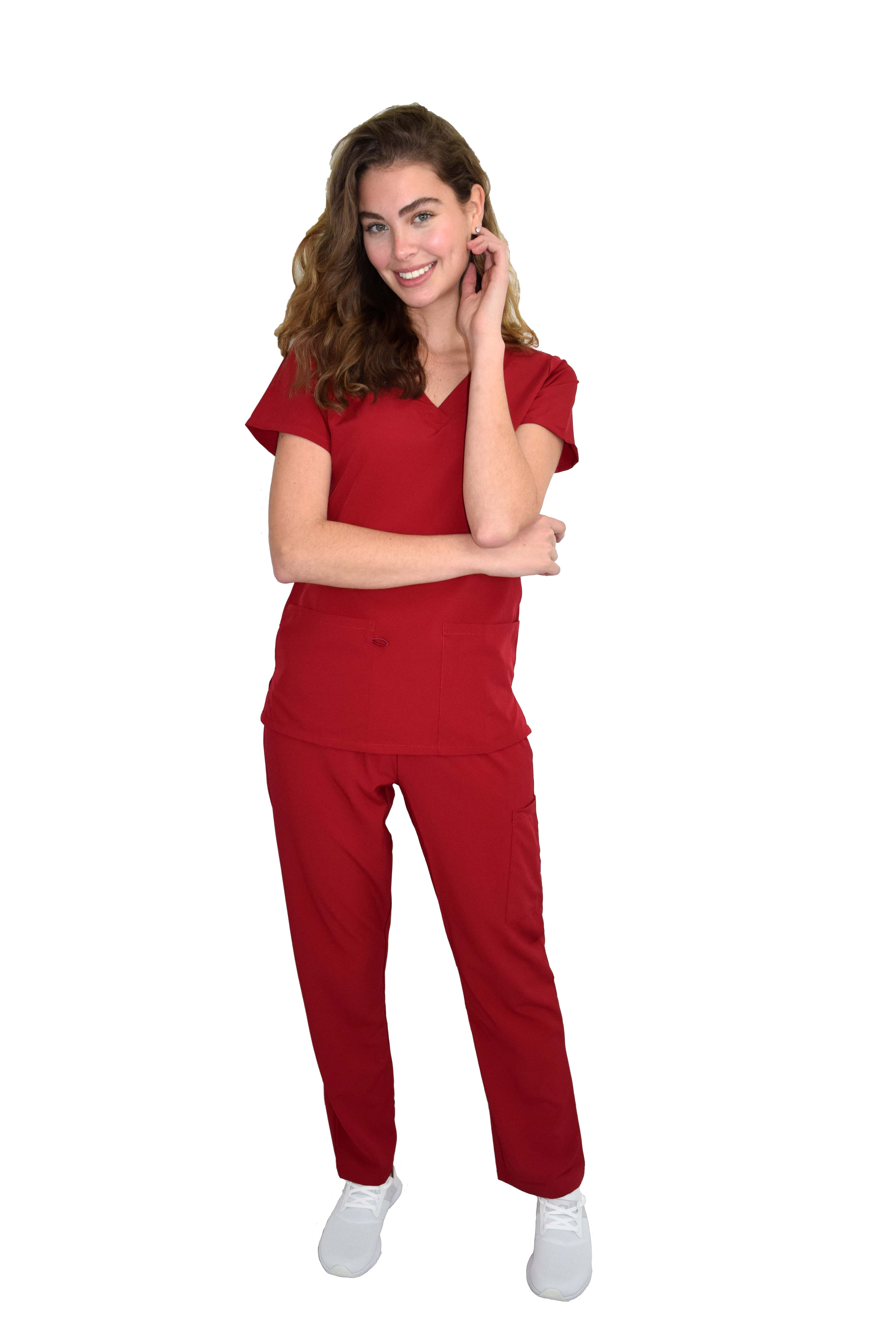 GT Performance/4FLEX Womens Scrub Set V-neck Top and Pant - Picture 98 of 146