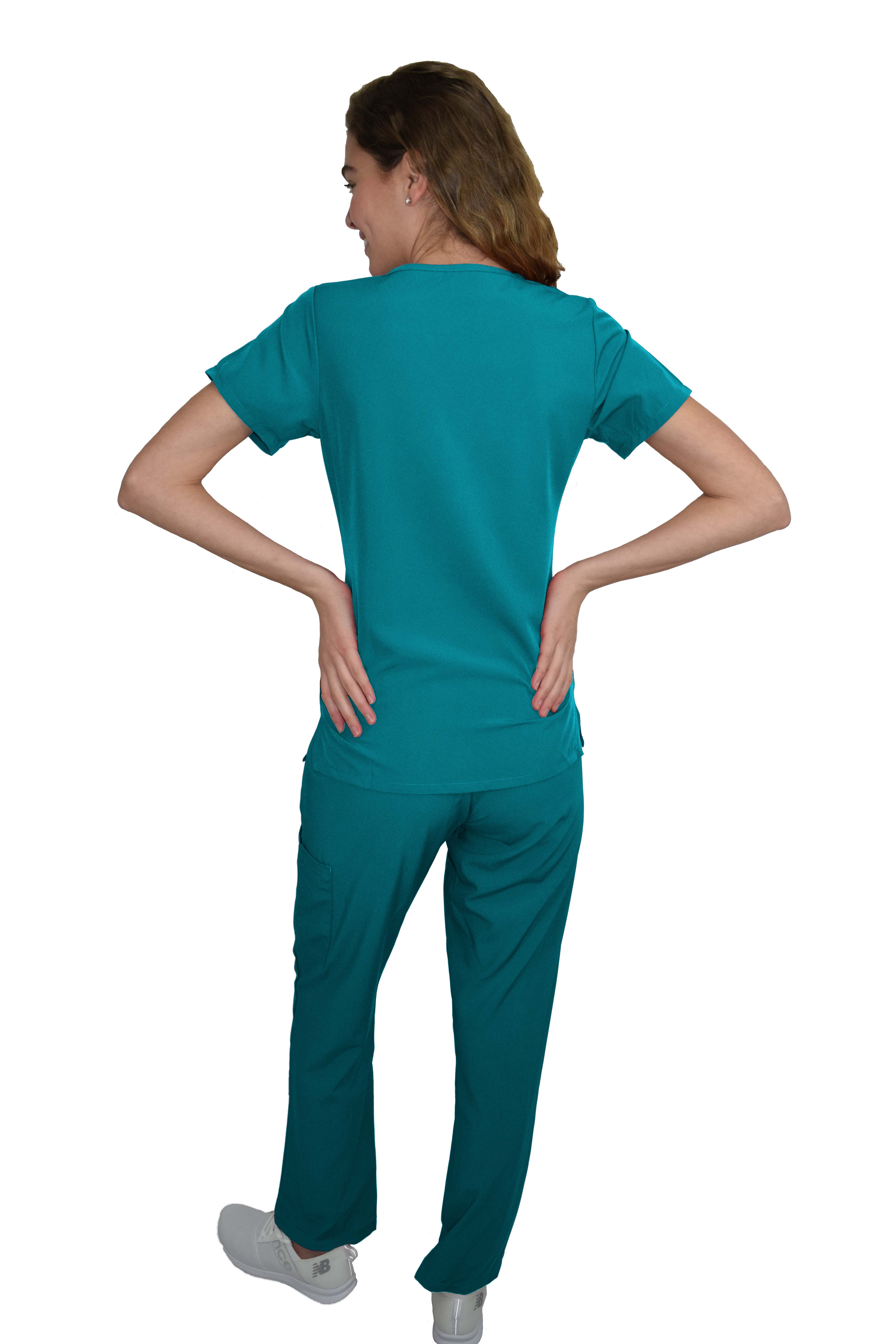 GT Performance/4FLEX Womens Scrub Set V-neck Top and Pant - Picture 119 of 146