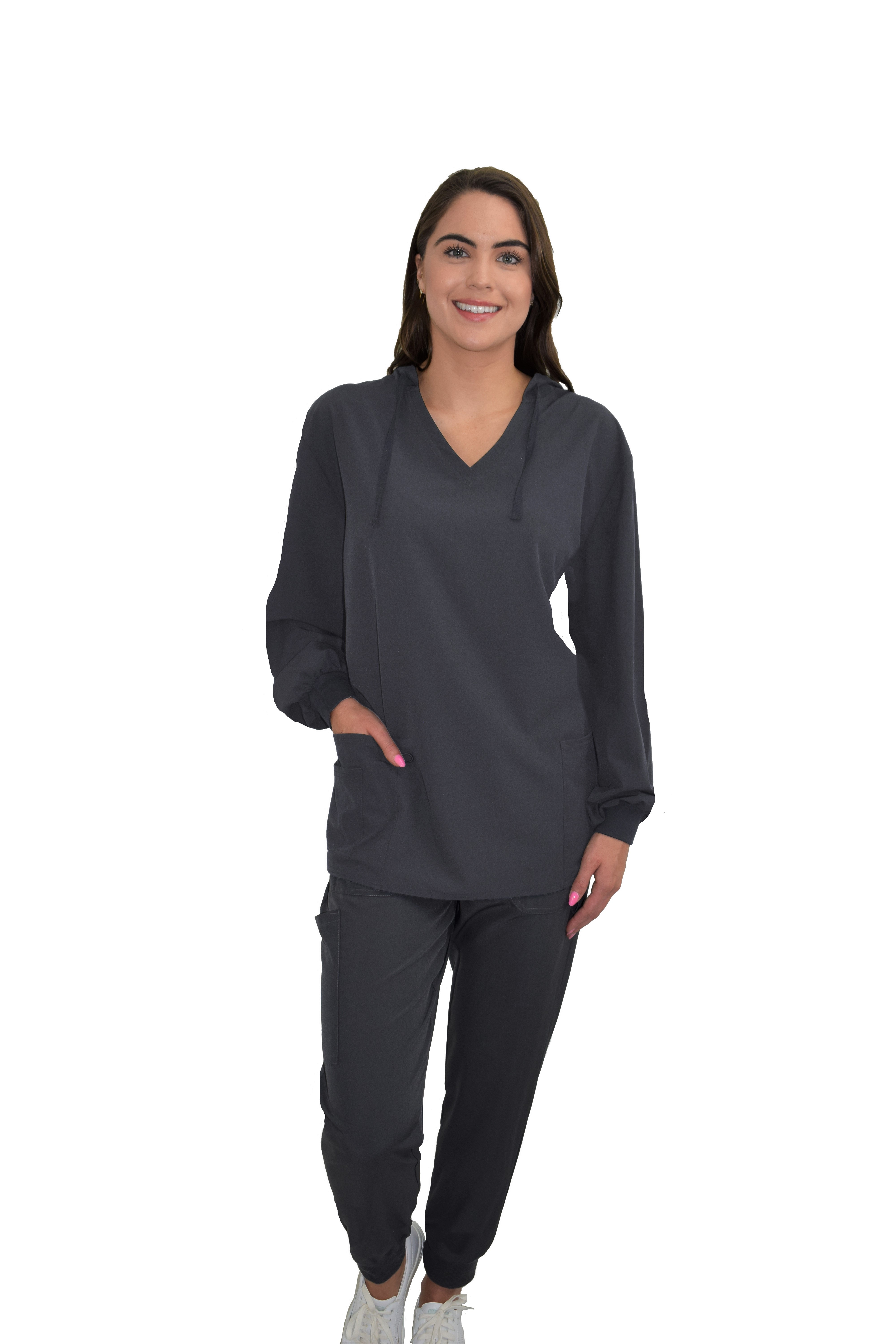 GT Performance Women's Pullover Hoodie Scrub Jacket - Picture 15 of 16