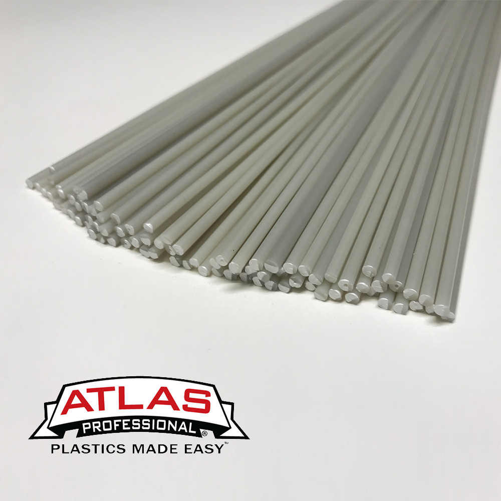 Natural 1//8/" ABS Plastic Welding Rod