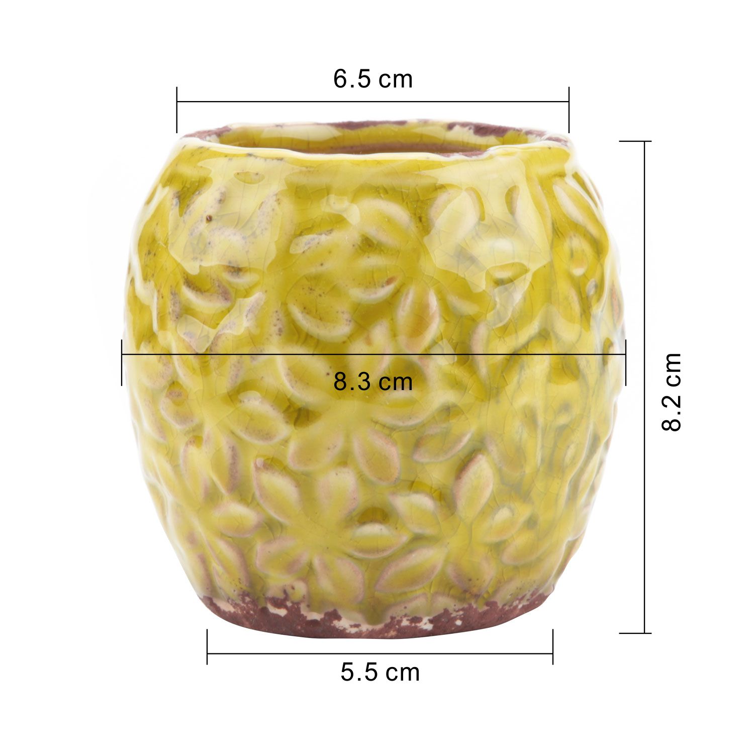 T4U Ceramic Succulent Plant Pots Mini Flower Pot/Planter Bonsai Pots 3