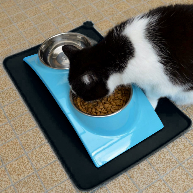 Dog Food Bowl Mat Silicone Dog Placemat Pet Feeding Mat for Food and Water eBay