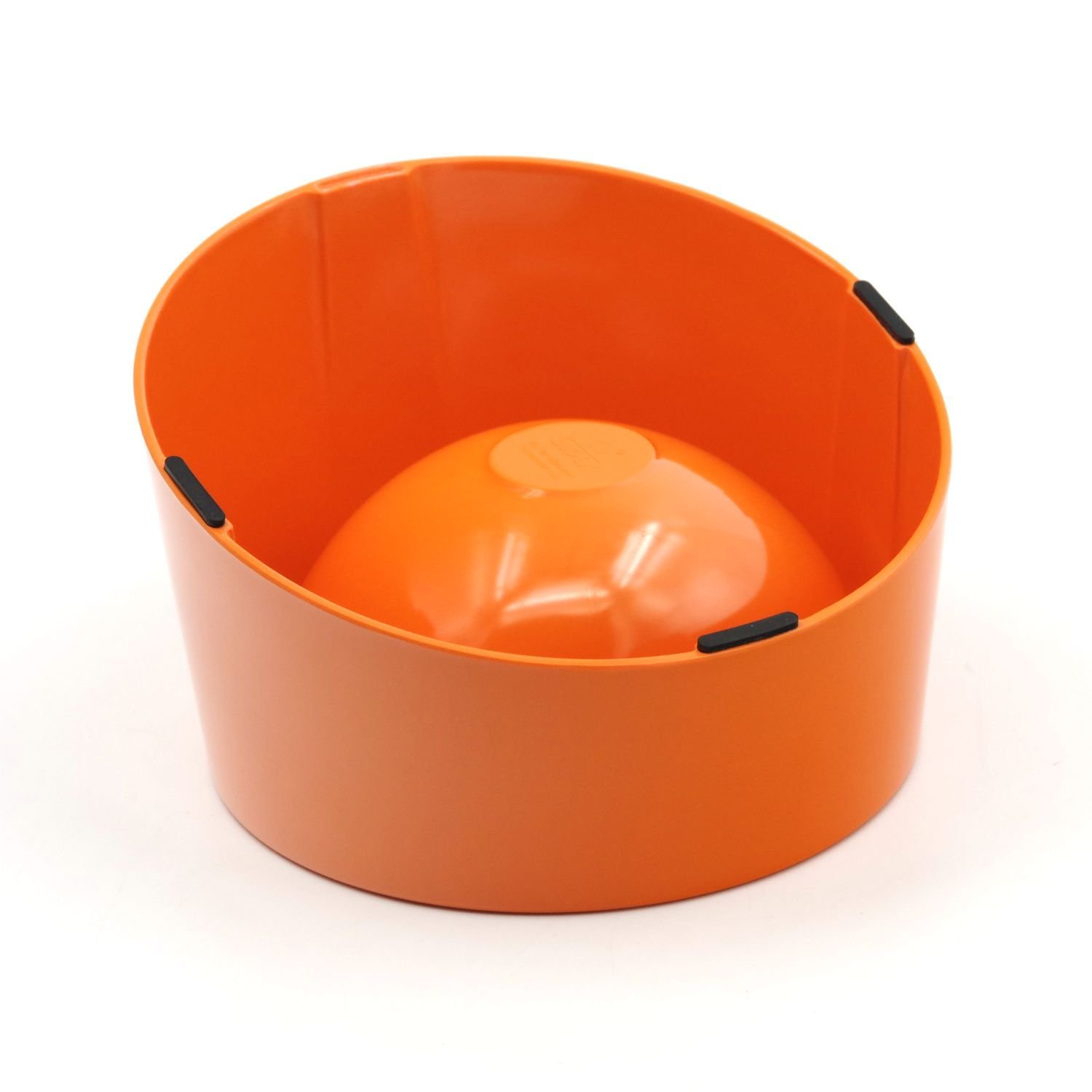 Slow Feed Raised Dog Bowl 15° Title Pet Feeders Anti Slip Elevated 2 In