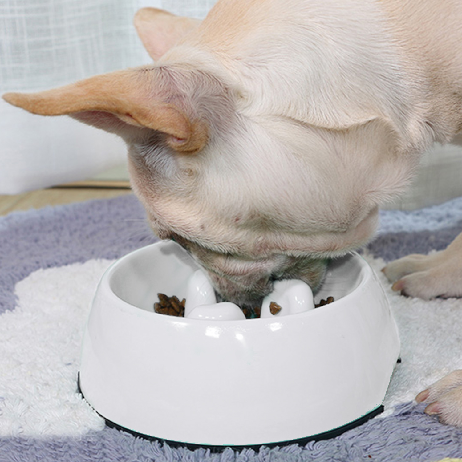 Bowls Superdesign Anti Gulping Slow Feed Dog Bowl Interactive