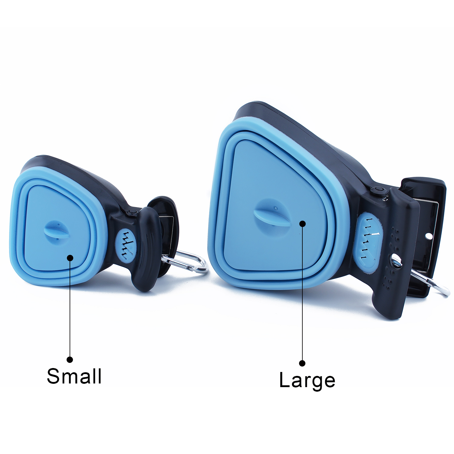 Portable Pooper Scooper Dog Poop Scoop Expandable Silicone , Waste Bag