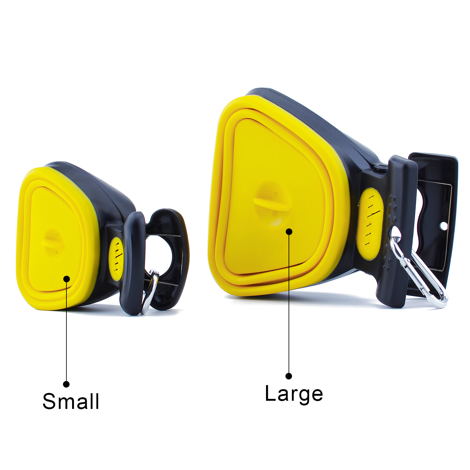 Portable Pooper Scooper Dog Poop Scoop Expandable Silicone , Waste Bag