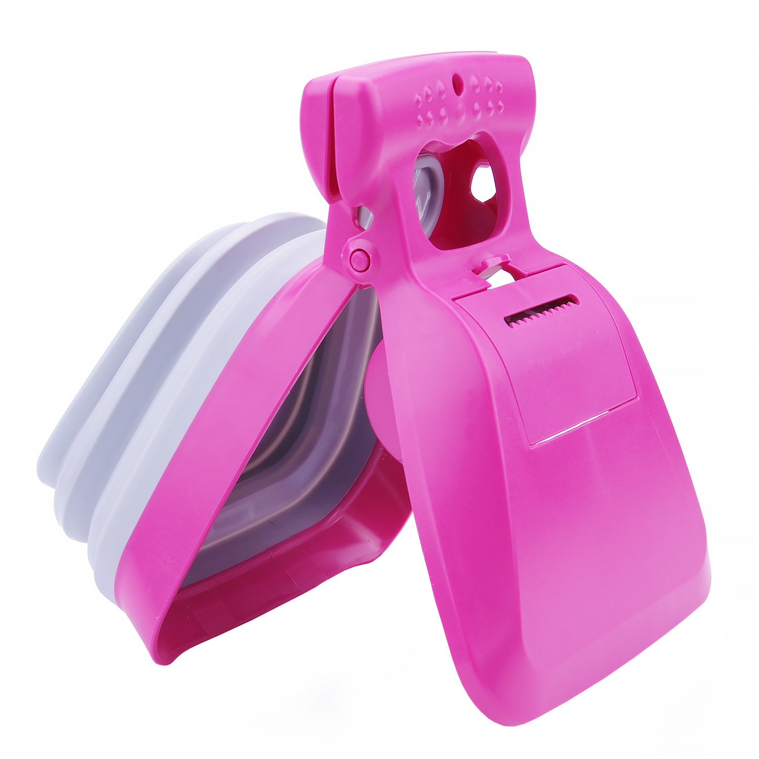 Portable Pooper Scooper with Waste Bag Dispenser for Pet Dog Use