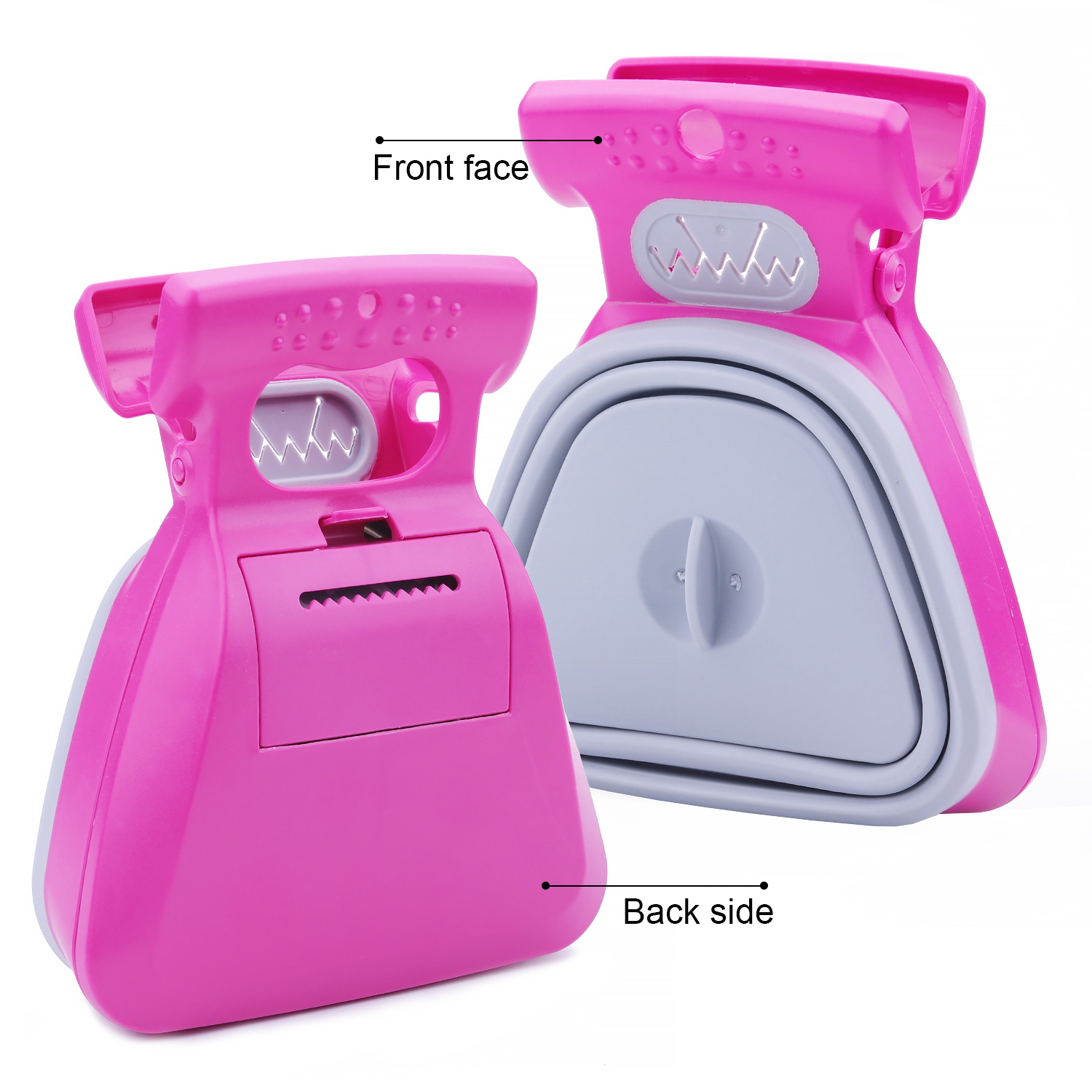 Portable Pooper Scooper with Waste Bag Dispenser for Pet Dog Use