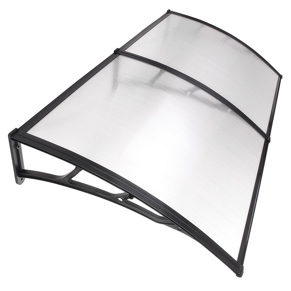 1m/2m Onepiece Window Door Awning Outdoor UV Rain Cover Patio Canopy