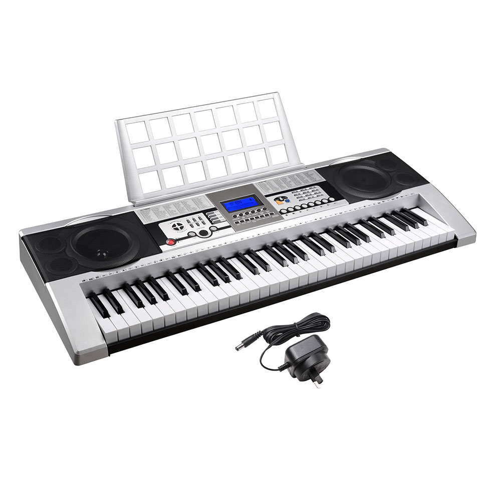 61 Keys Electronic Keyboard Electric Piano Digital Music LCD Display MK