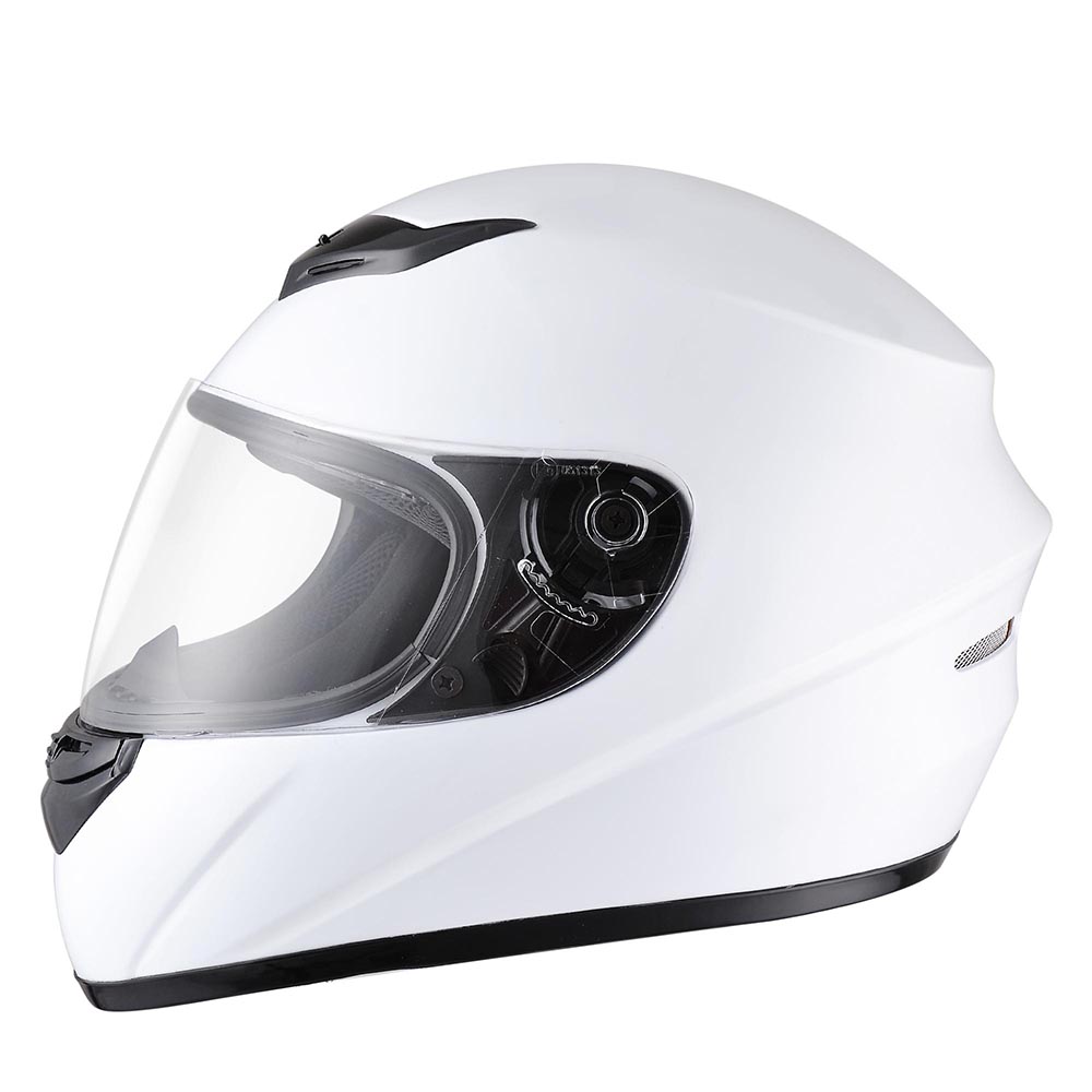 Full Face Helmet Air Vent Motorcycle Motorbike Scooter On Road Visor