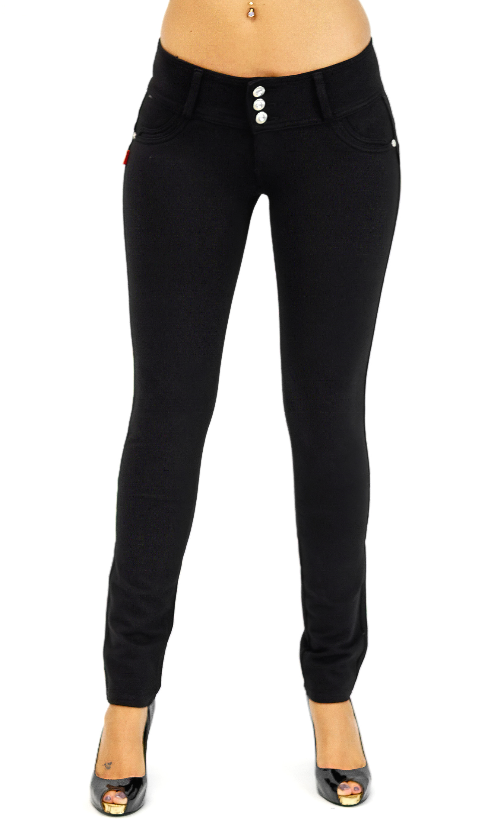 Premium Stretch Cotton,Butt lift,Levanta Cola,Skinny Leg Fashion Pants-25 Colors - Picture 22 of 80