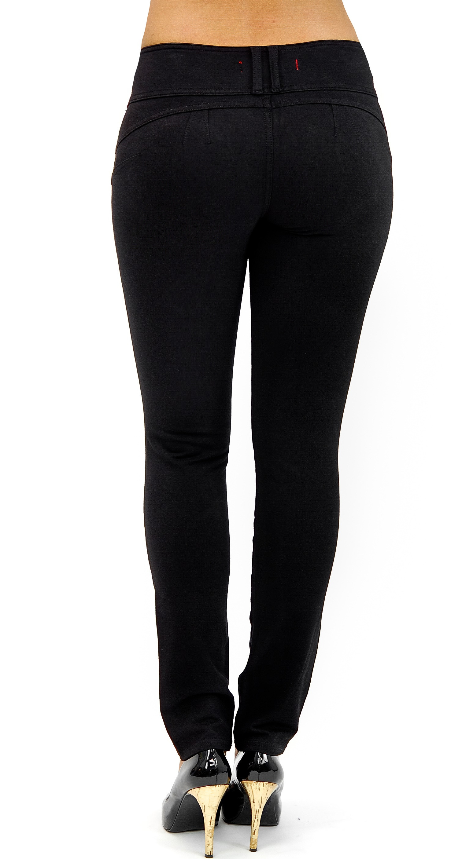 Premium Stretch Cotton,Butt lift,Levanta Cola,Skinny Leg Fashion Pants-25 Colors - Picture 25 of 80