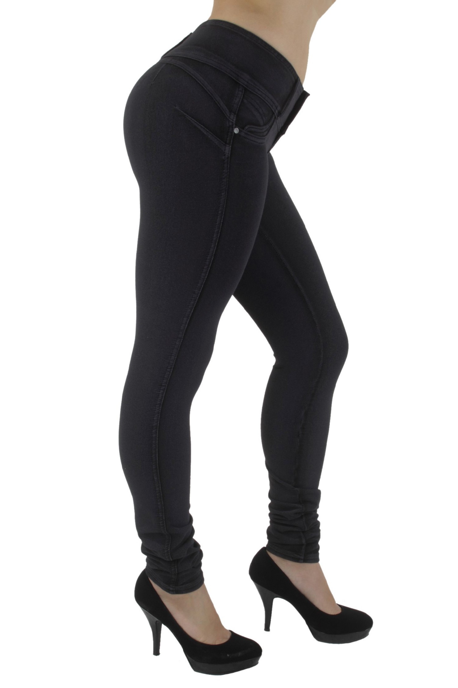 Premium Stretch Cotton,Butt lift,Levanta Cola,Skinny Leg Fashion Pants-25 Colors - Picture 64 of 80