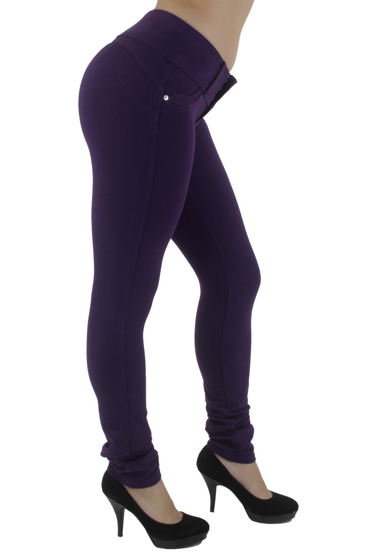 Premium Stretch Cotton,Butt lift,Levanta Cola,Skinny Leg Fashion Pants-25 Colors - Picture 38 of 80