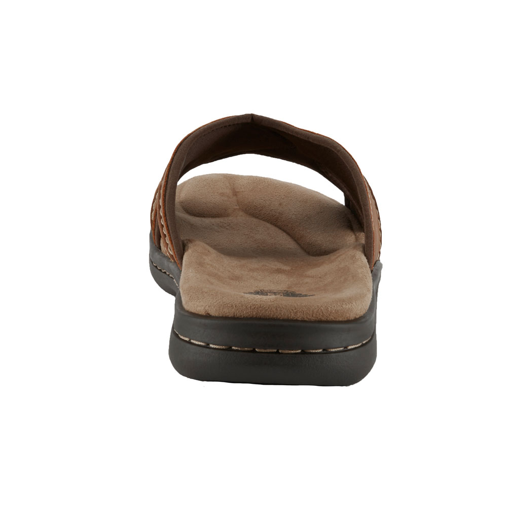 Dockers Mens Sunland Sandal Brown Size 14W Amazon.com | DOCKERS Sunland Mens Slides Casual Slide  main image 4