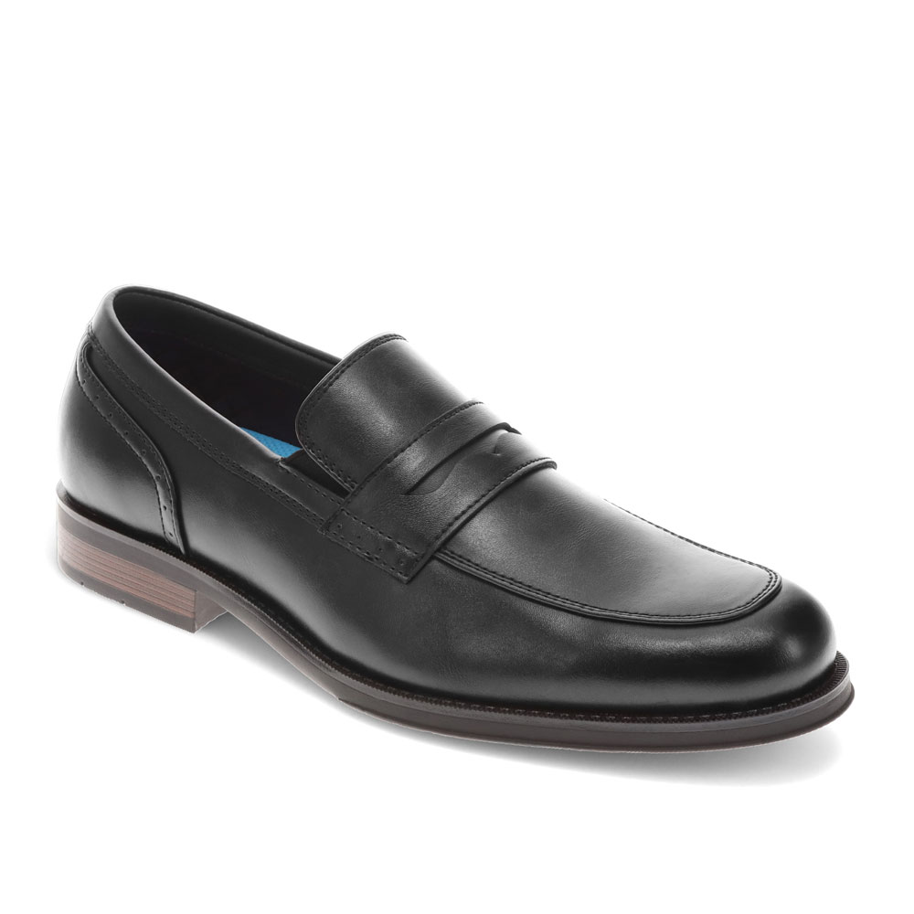 Dockers Mens Emerson Penny Synthetic Leather Dress Loafer Slip On Shoe