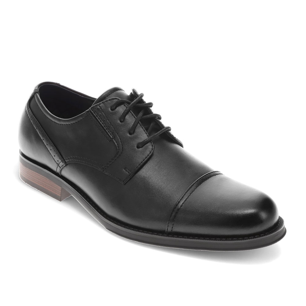 Dockers Mens‎ Black Leather Dress Shoes Lace Up Cap Toe Oxfords 10.5M Dockers Men main image 2