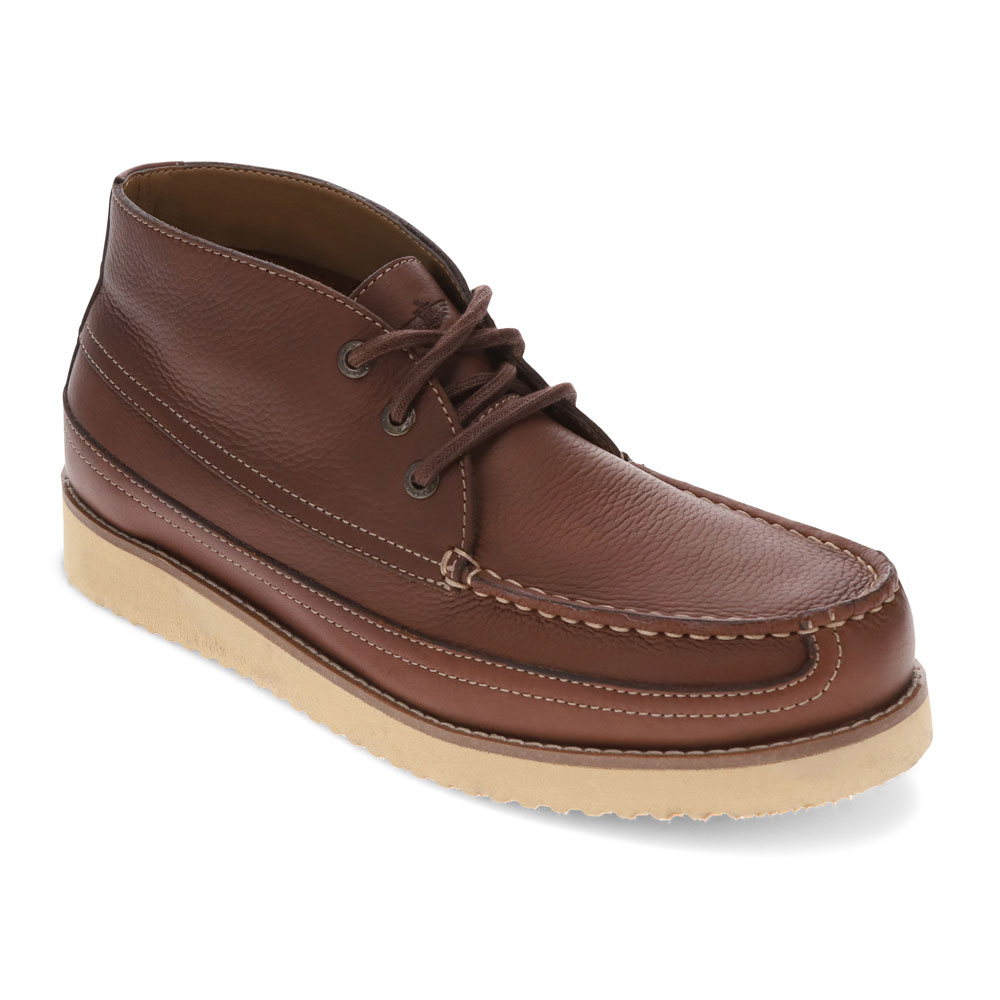 S Calgary Moc Toe Lace Up Dress Casual Ankle Boot