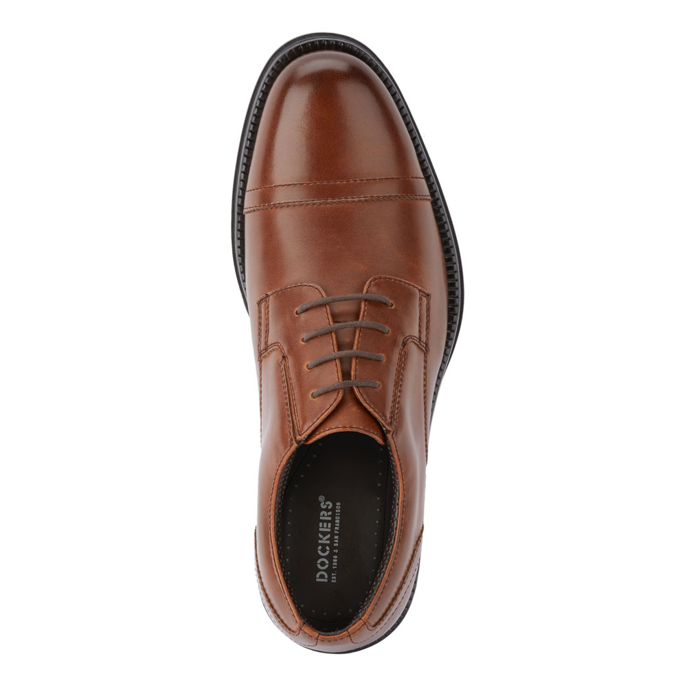 Mens DOCKERS Garfield Shoes Business Dress Cap Toe Oxford  display picture 1