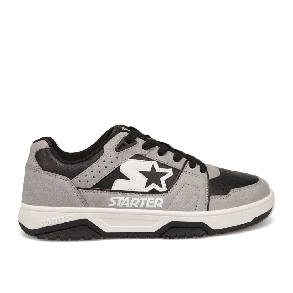 Starter Mens Fast Break Low Genuine Leather Sneaker