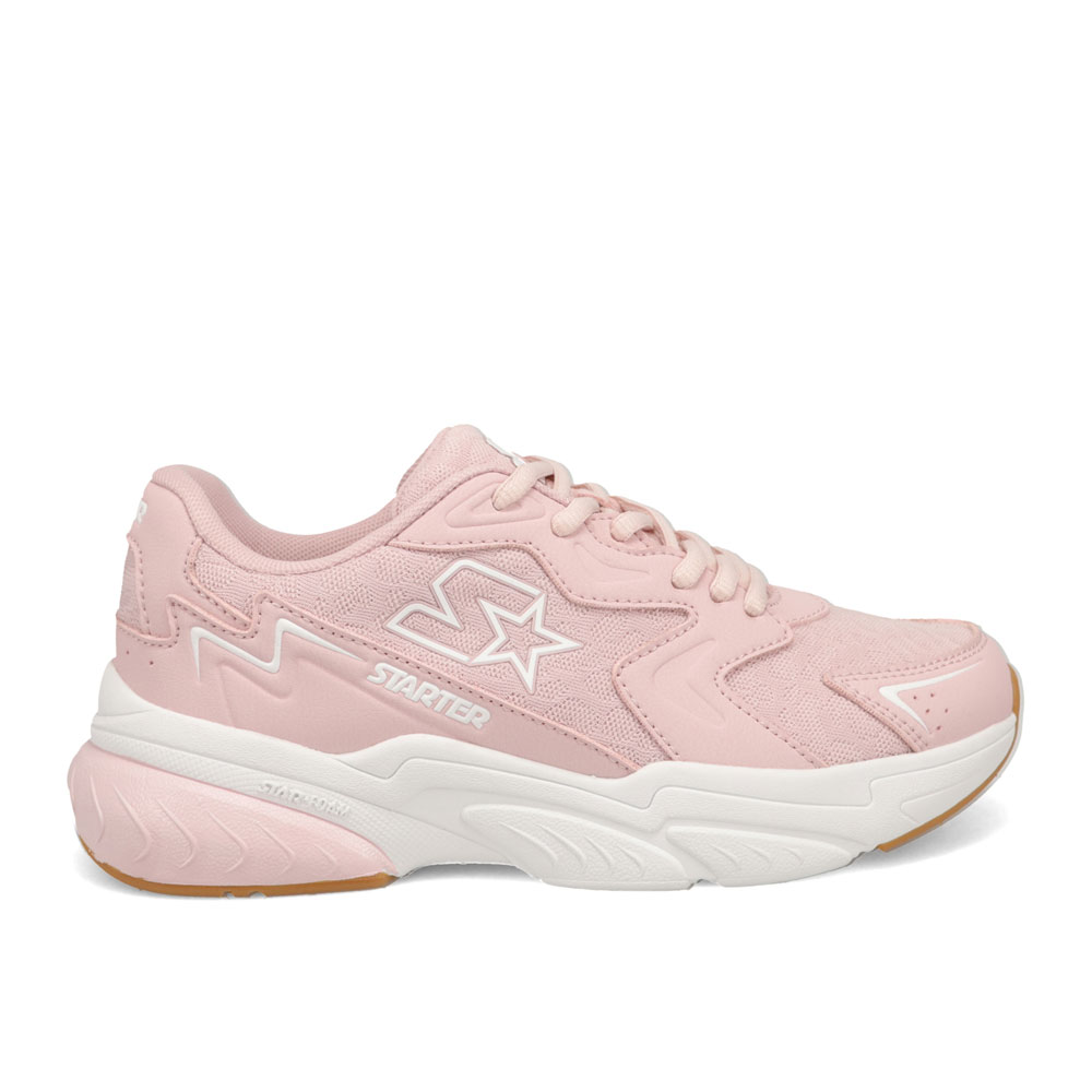 Starter Womens Star Light Synthetic Leather and Mesh Sneaker