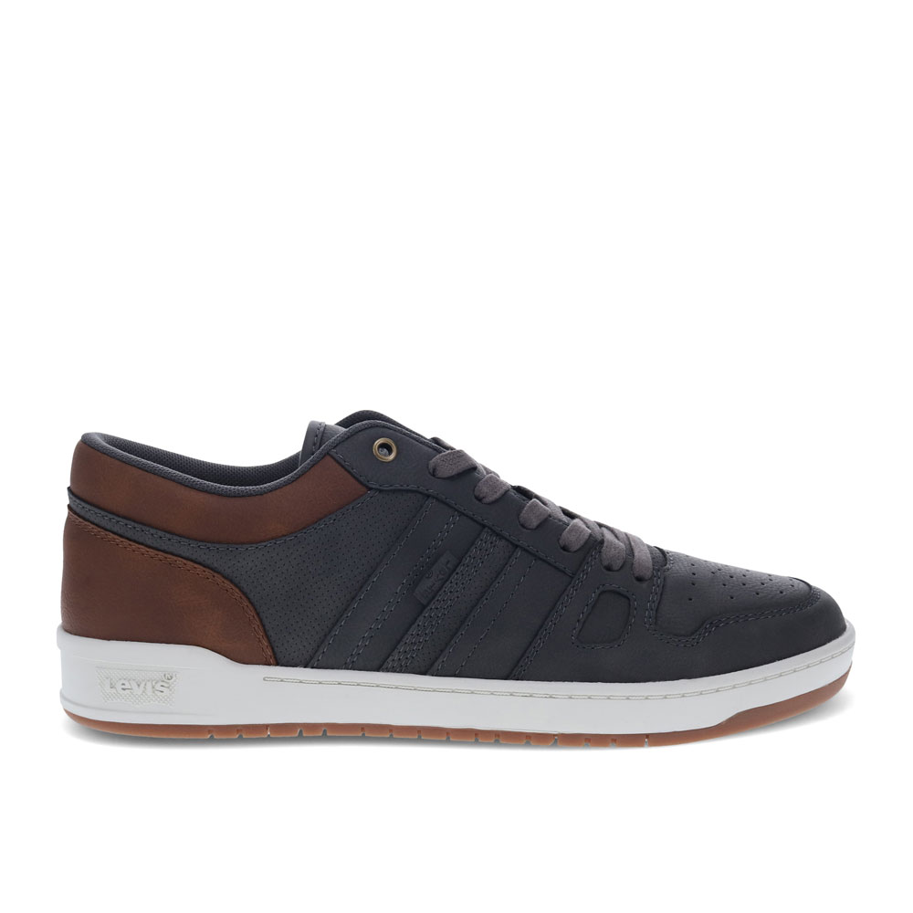 Levi's Mens BB Lo WX NB Vegan Synthetic Leather Casual Lace Up Sneaker Shoe