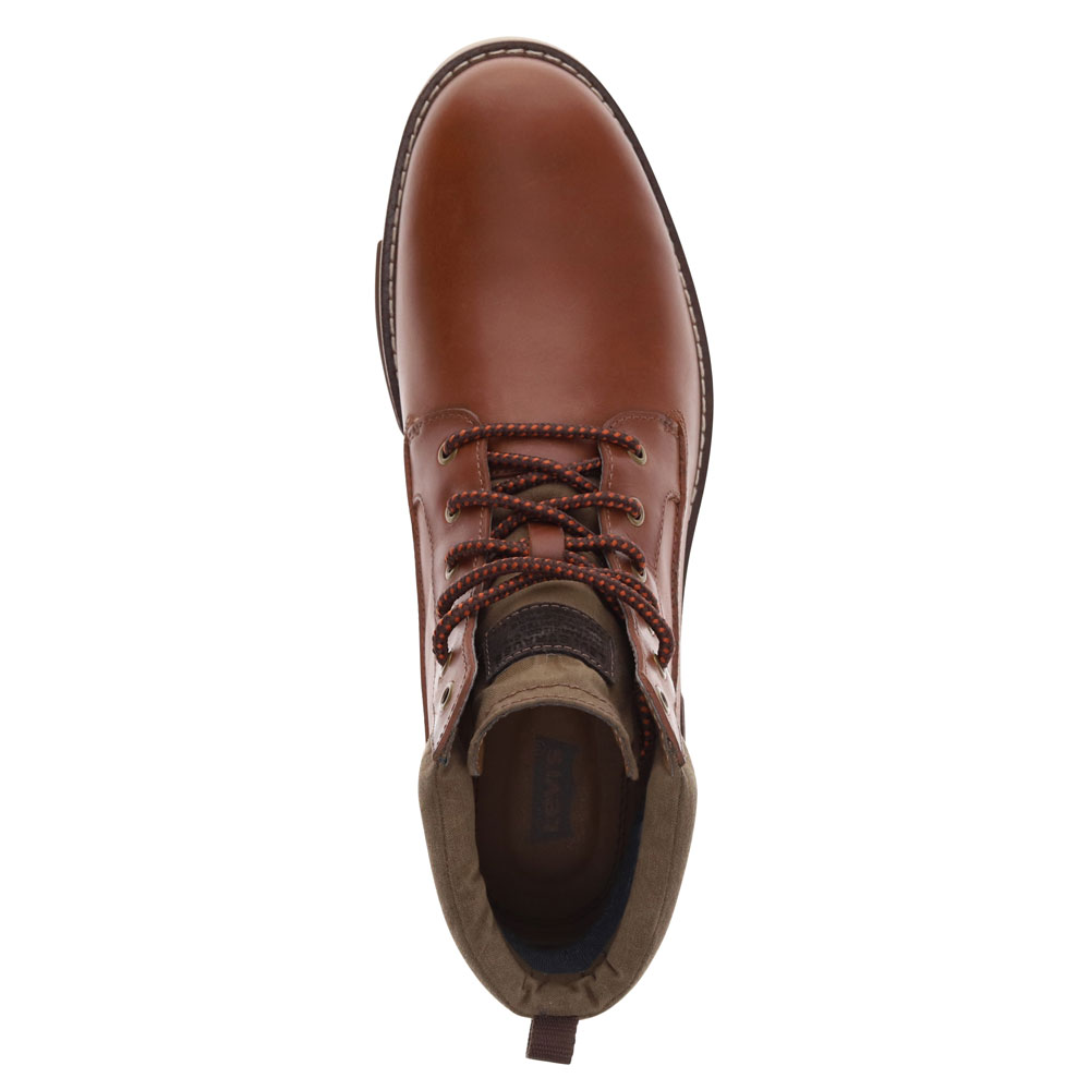 Levi's Mens Sutton Neo Leather Rugged Rubber Sole Casual Comfort Hiker Boot - Picture 14 of 18