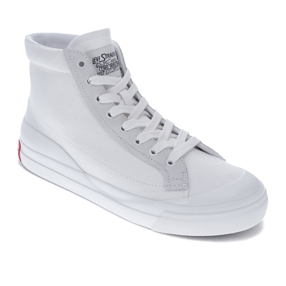 Levi's Mens LS1 Canvas and Suede Hightop Casual Sneaker Shoe - Picture 7 of 12
