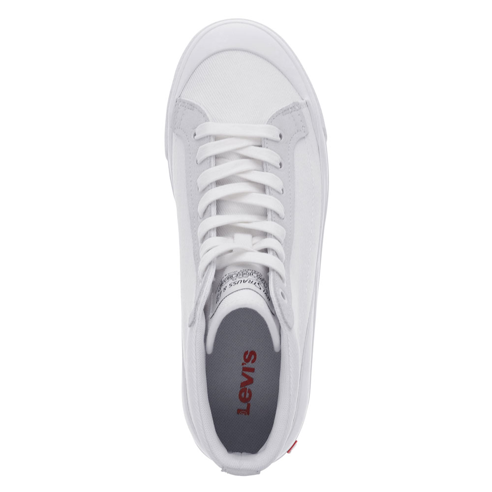 Levi's Mens LS1 Canvas and Suede Hightop Casual Sneaker Shoe - Picture 8 of 12