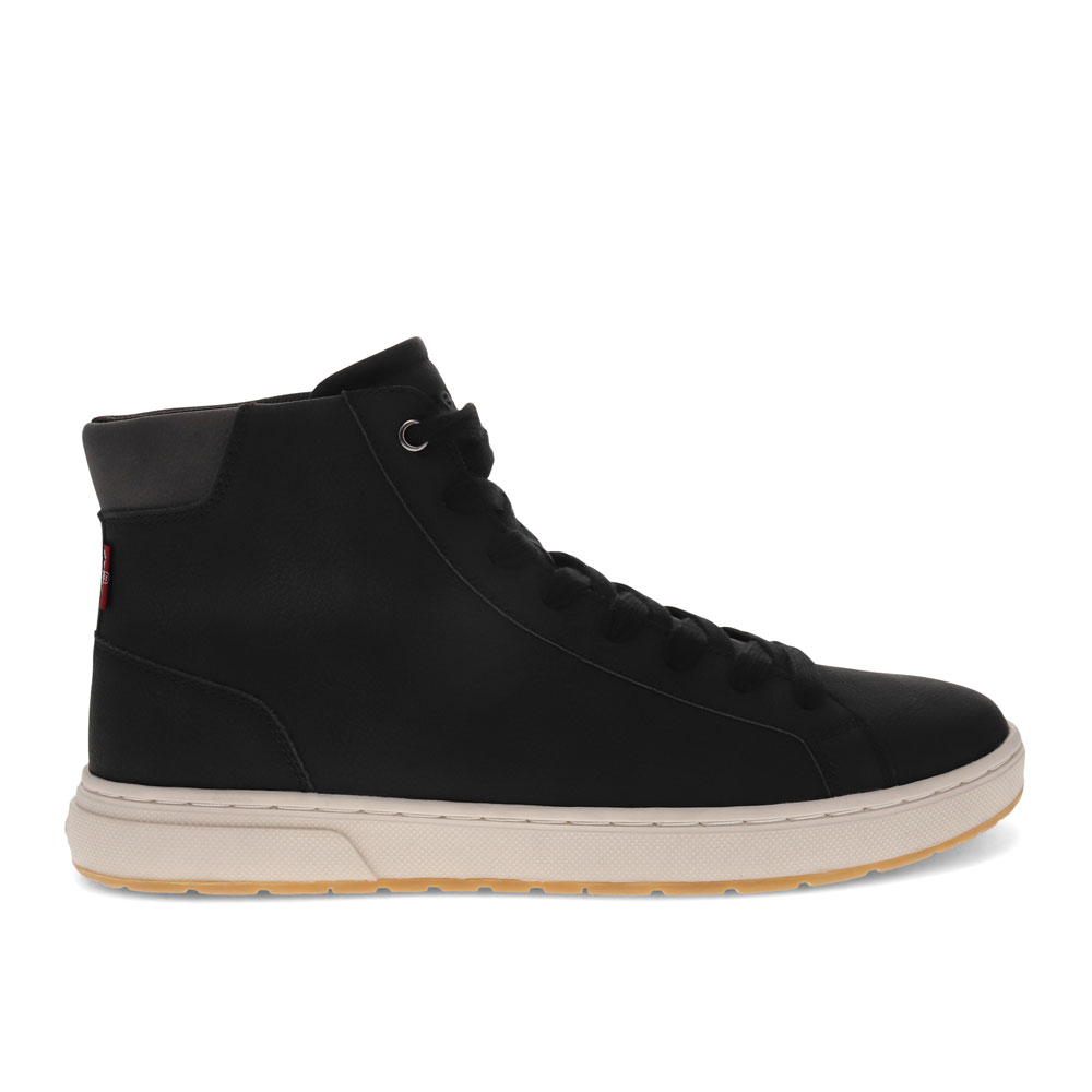 Levi's Mens Caleb Vegan Leather Lace Up Casual Sneaker Boot