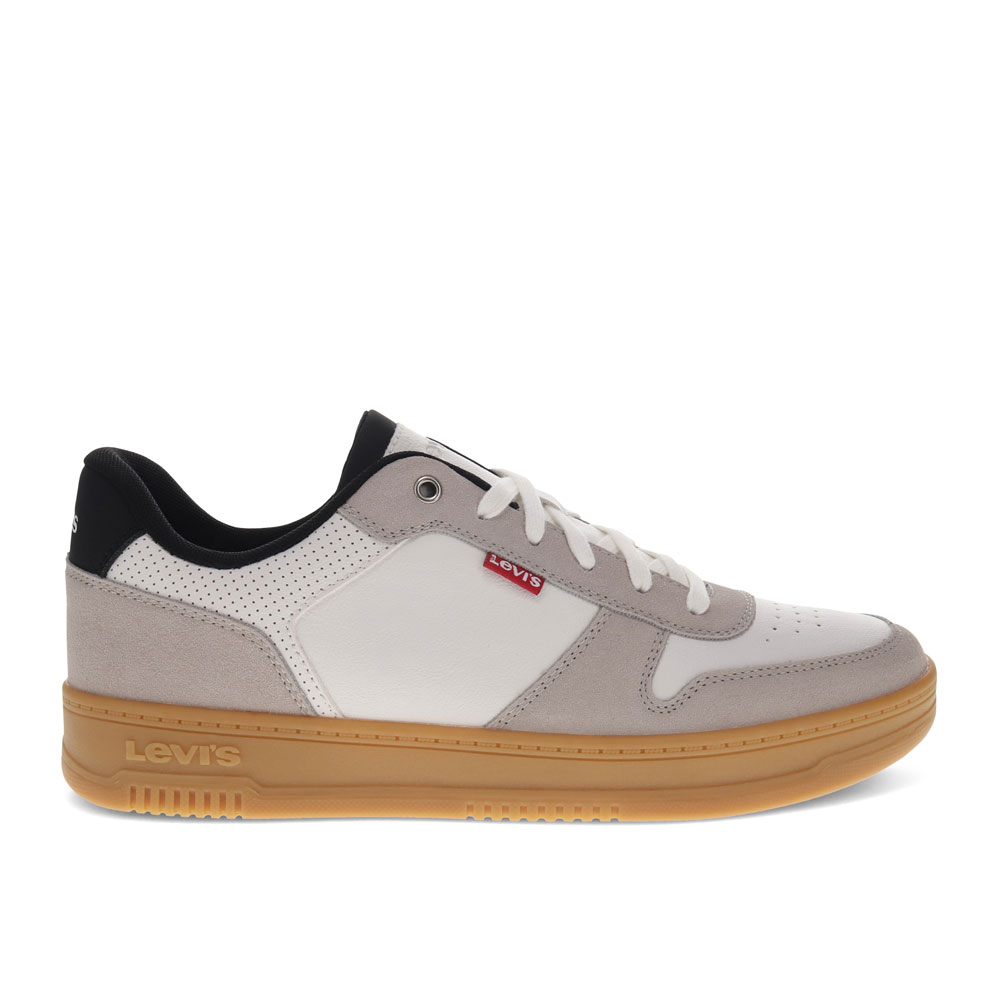 Levi's Mens Drive Lo 2 Vegan Leather Casual Lace Up Sneaker Shoe