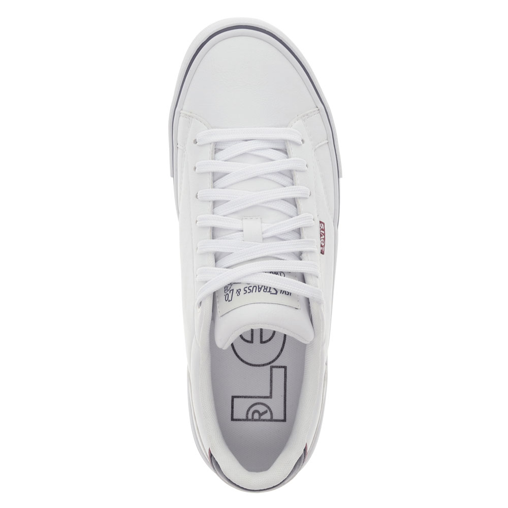 Levi's Mens Vince Synthetic Leather Casual Lace Up Sneaker Shoe - Picture 14 of 18