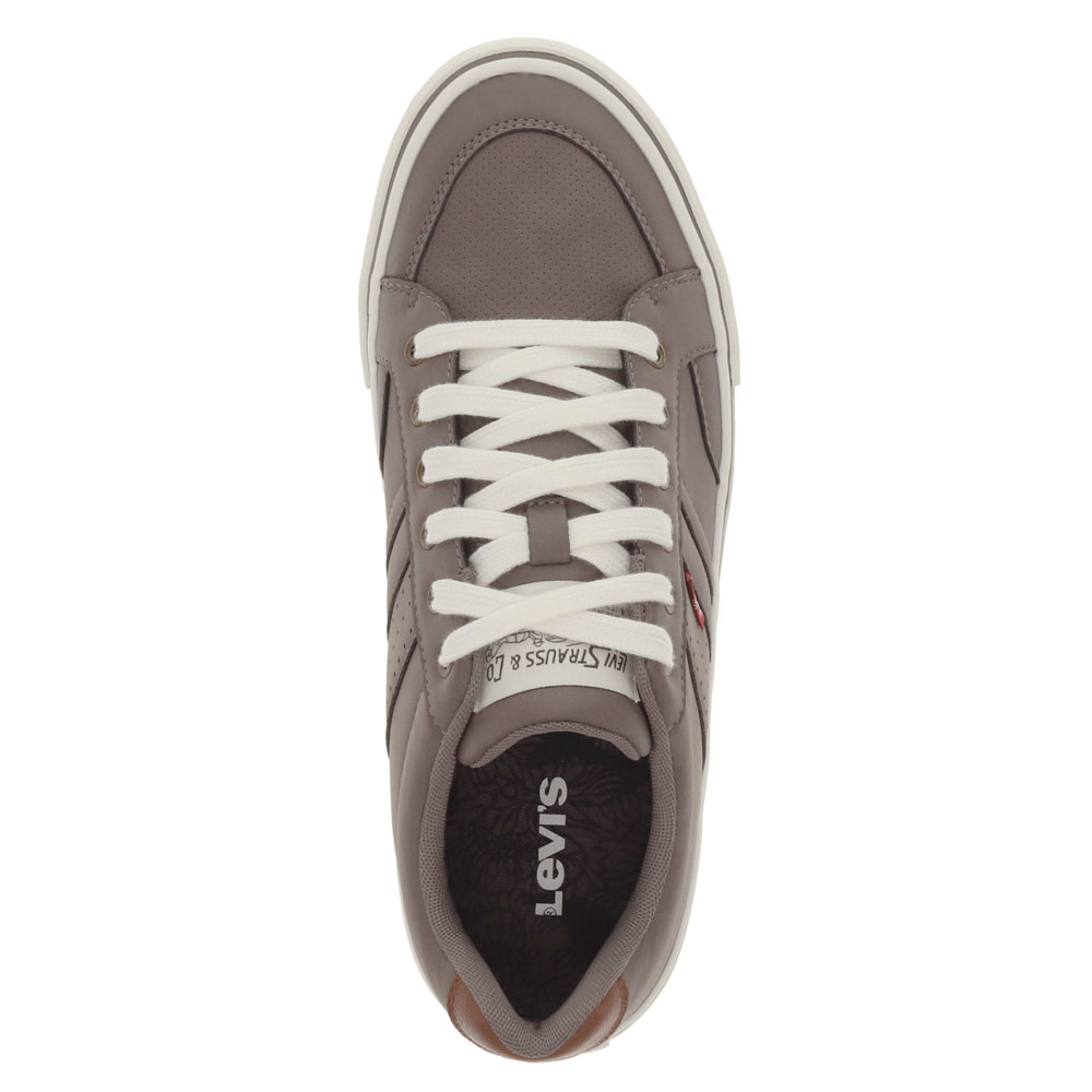 Levi's Mens Avery Synthetic Leather Casual Lace Up Sneaker Shoe - Picture 8 of 12