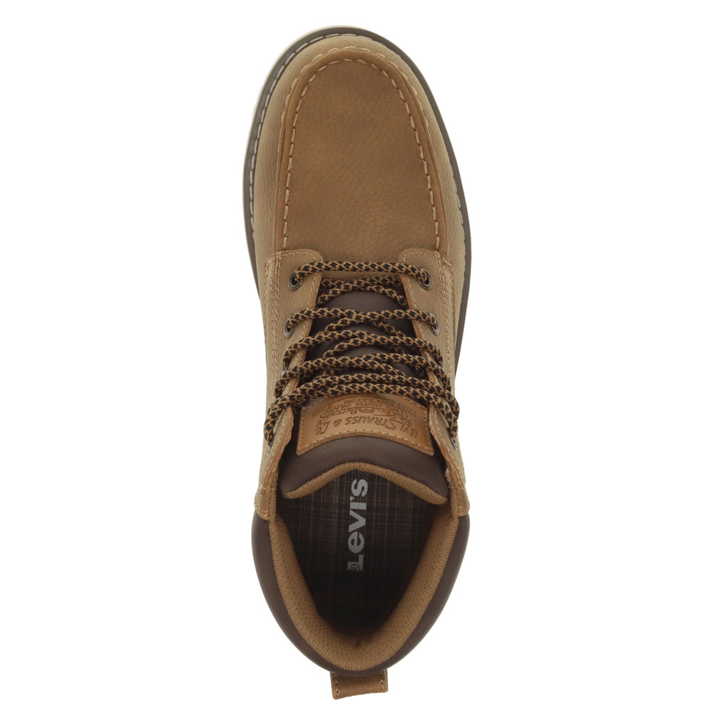 Levi's Mens Dean Synthetic Leather Casual Moc Toe Rugged Casual Boot - Picture 20 of 24