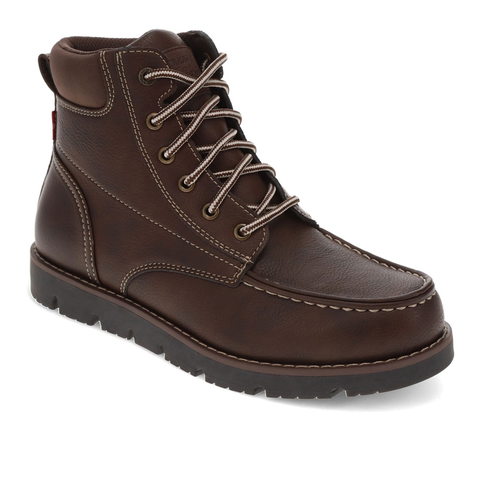 Levi's Mens Dean Synthetic Leather Casual Moc Toe Rugged Casual Boot - Picture 7 of 24