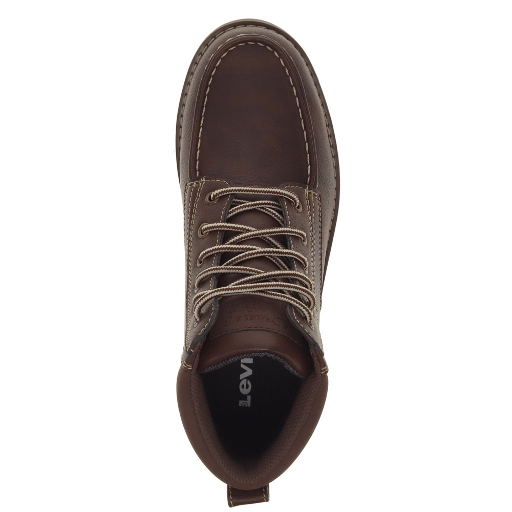 Levi's Mens Dean Synthetic Leather Casual Moc Toe Rugged Casual Boot - Picture 8 of 24