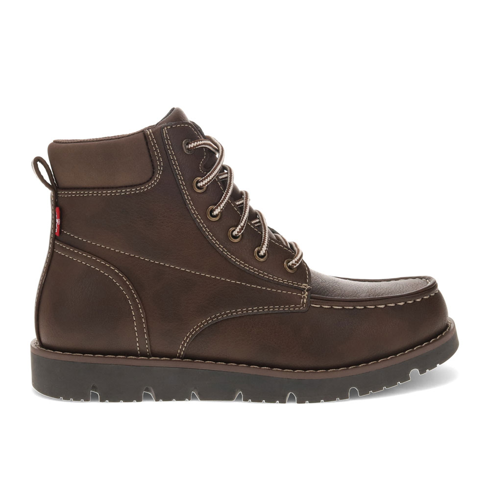 Levi's Mens Dean Synthetic Leather Casual Moc Toe Rugged Casual Boot - Picture 12 of 24