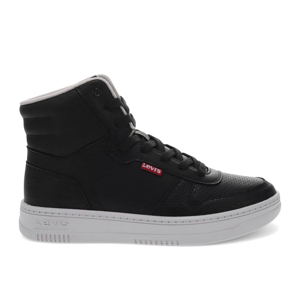 Levi's Womens Drive Hi Vegan Synthetic Leather Casual Hightop Sneaker Shoe