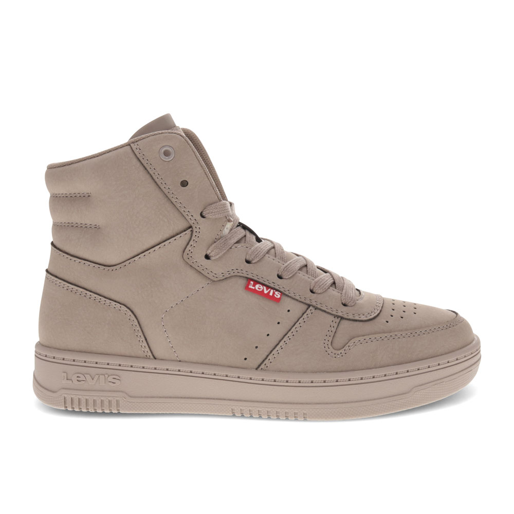 Levi's Womens Drive Hi 2 Mono Vegan Leather Casual Hightop Sneaker Shoe
